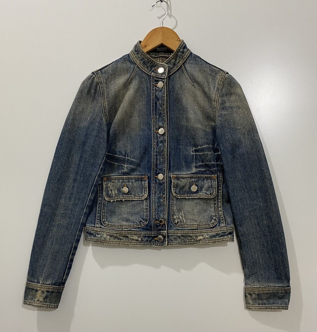 Dolce & Gabbana DOLCE & GABBANA DENIM JACKET Size XS / US 0-2 / IT 36-38 - 1 Thumbnail