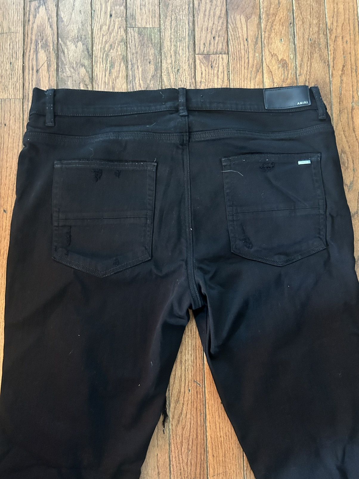 Amiri Amiri Black Silver Crystal Music Note Skinny Jeans - Size 38 Size US 38 / EU 54 - 12 Thumbnail