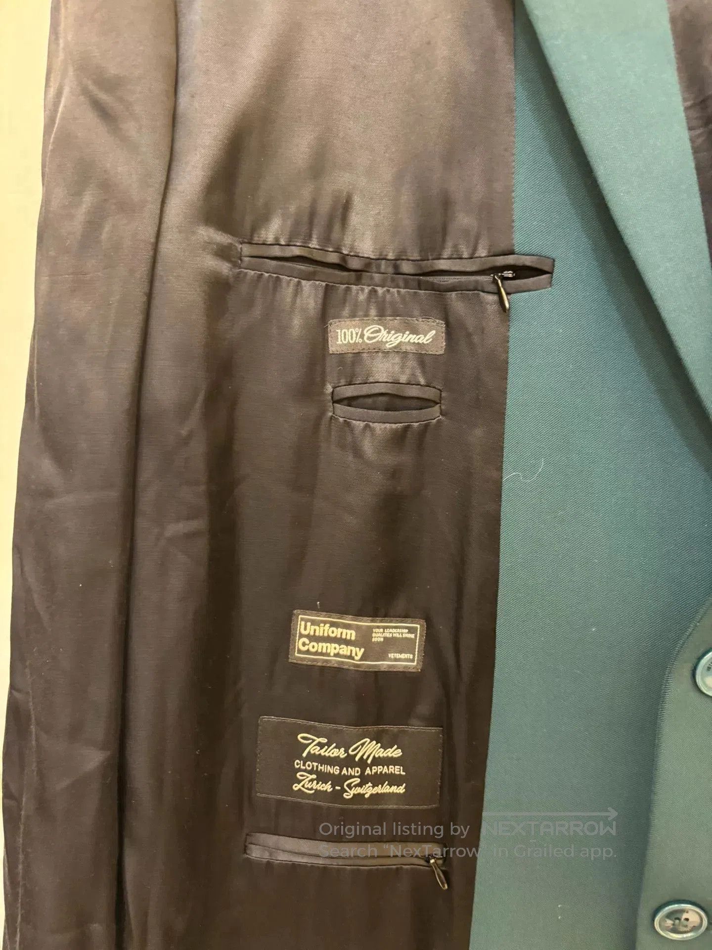 Vetements Vetements 19AW Contrast Blazer. Size US M / EU 48-50 / 2 - 7 Thumbnail