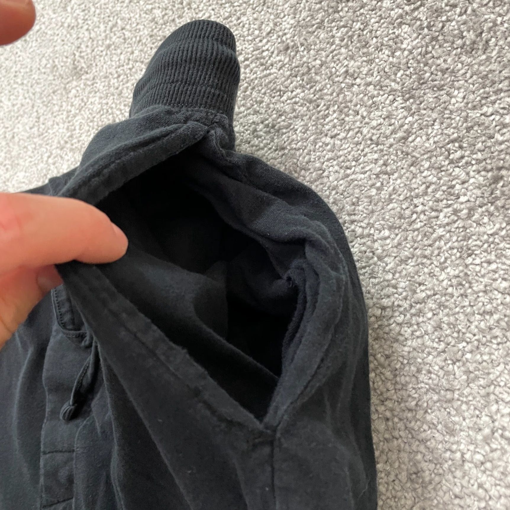 Champion Champion Jogger Sweatpants Mens Medium Black Tapered Fleece Casual Active 28x29 Size US 31 - 5 Thumbnail