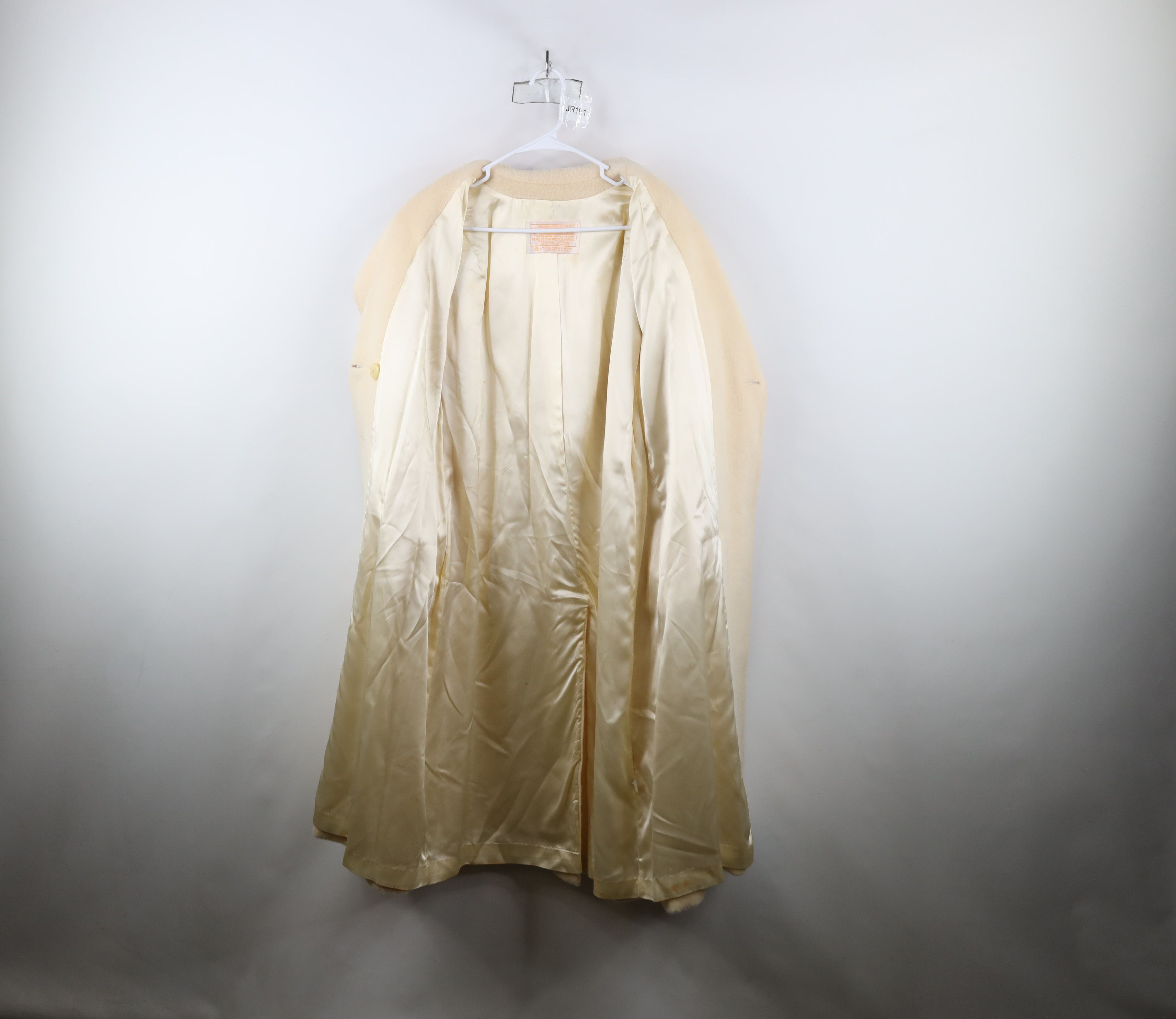 Pendleton × Vintage Vintage 70s Pendleton Wool Trench Coat Jacket Cream USA Size L / US 10 / IT 46 - 9 Thumbnail