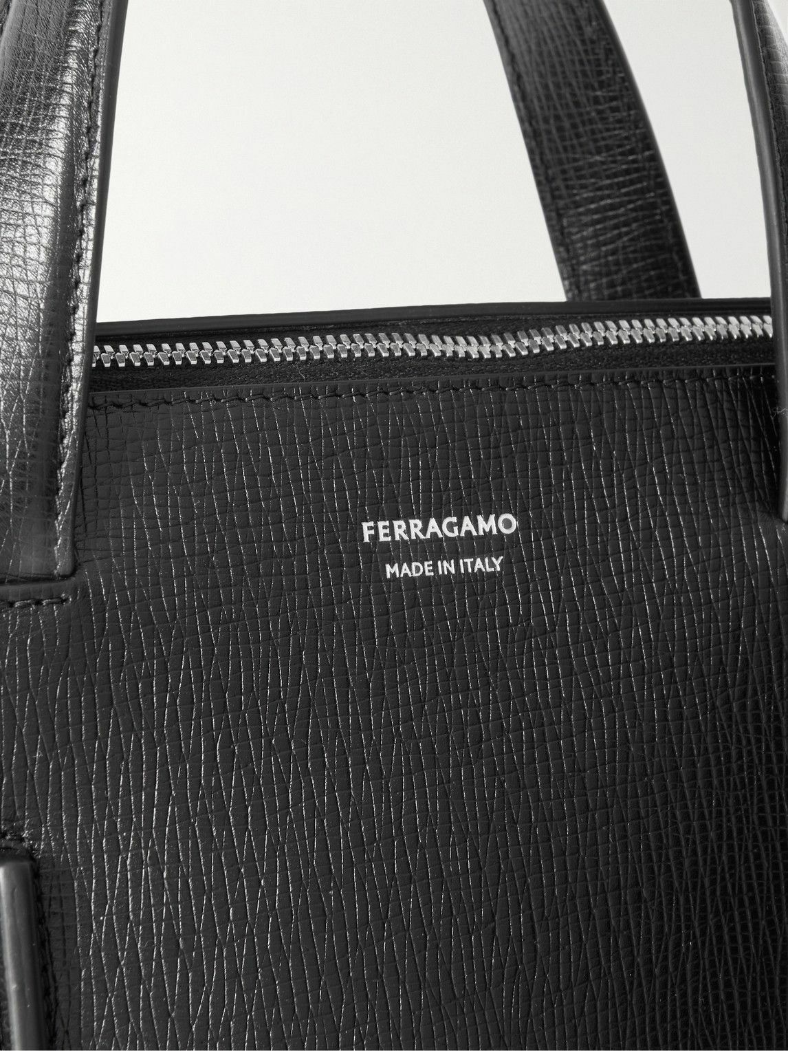 Salvatore Ferragamo o1s1rm0924 Size: OS / Leather Briefcase Bag in Black Size ONE SIZE - 5 Thumbnail