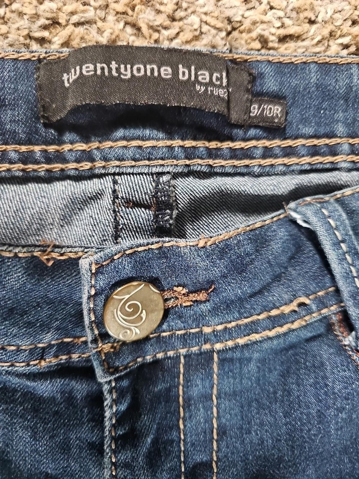 rue21 Twentyone Black By Rue 21 Womens Sz 9/10R Blue Jeans Size 32" / US 10 / IT 46 - 2 Thumbnail