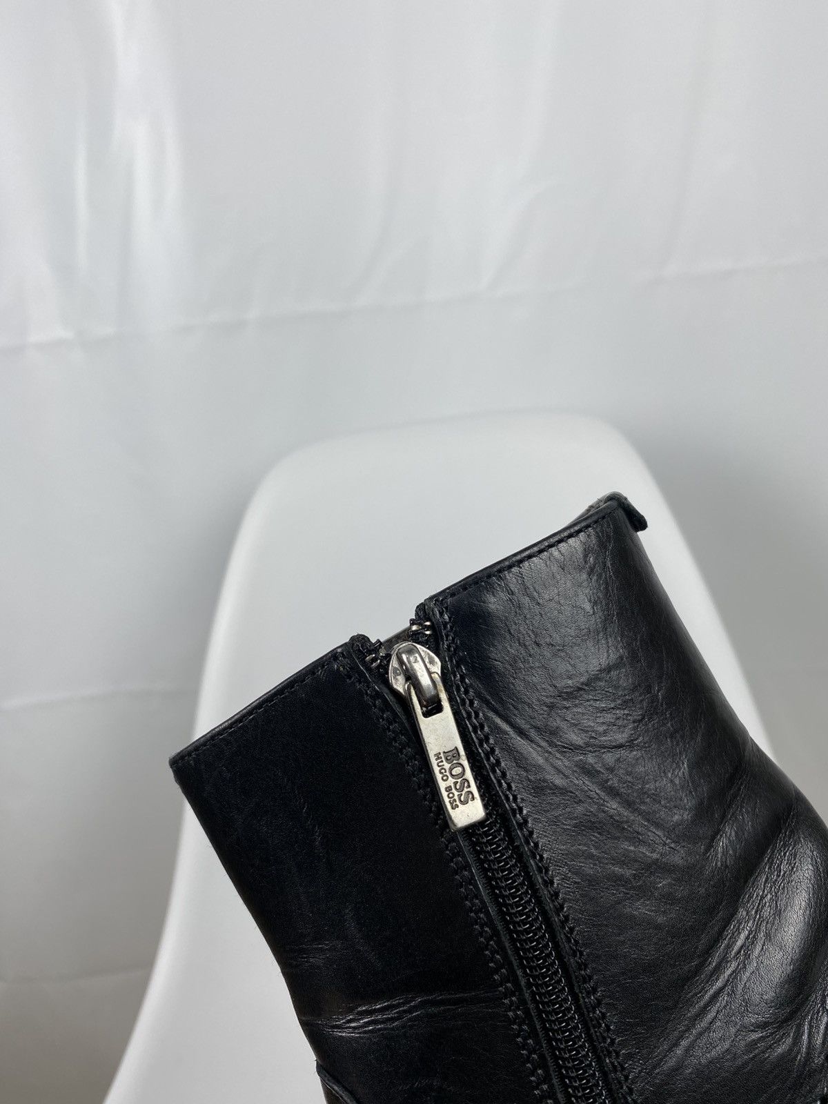 Hugo Boss Hugo Boss Zip Boots Brogue Genuine Leather size EU6.5 US7.5 Size US 7.5 / EU 40-41 - 7 Thumbnail