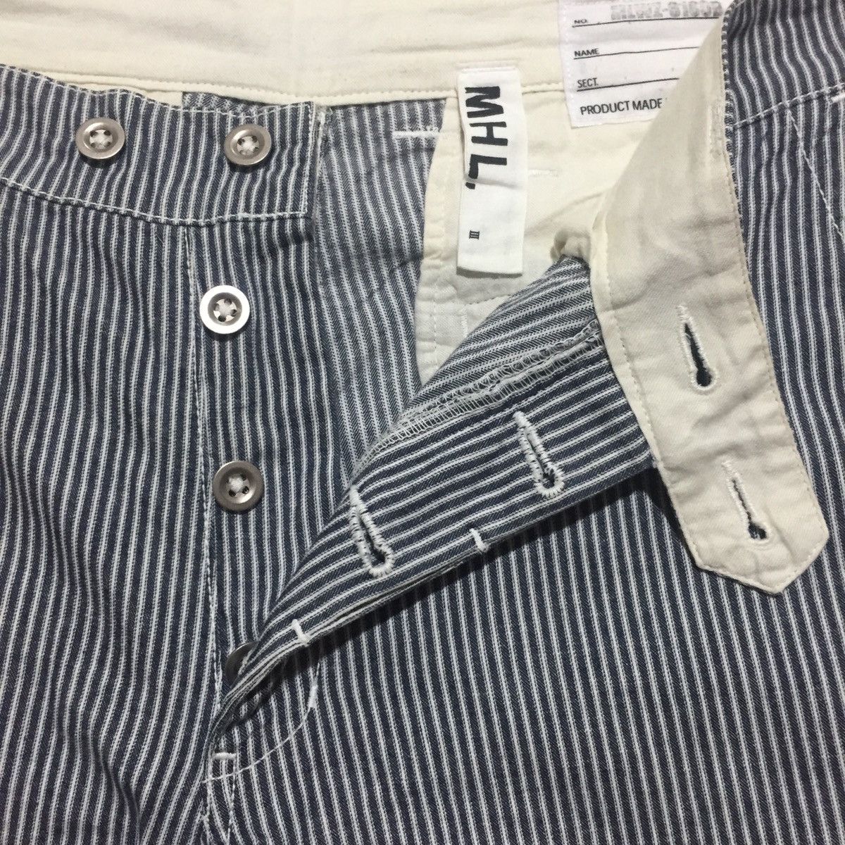 Margaret Howell Margaret Howell Hickory Stripe Workwear Pants Size US 32 / EU 48 - 6 Thumbnail