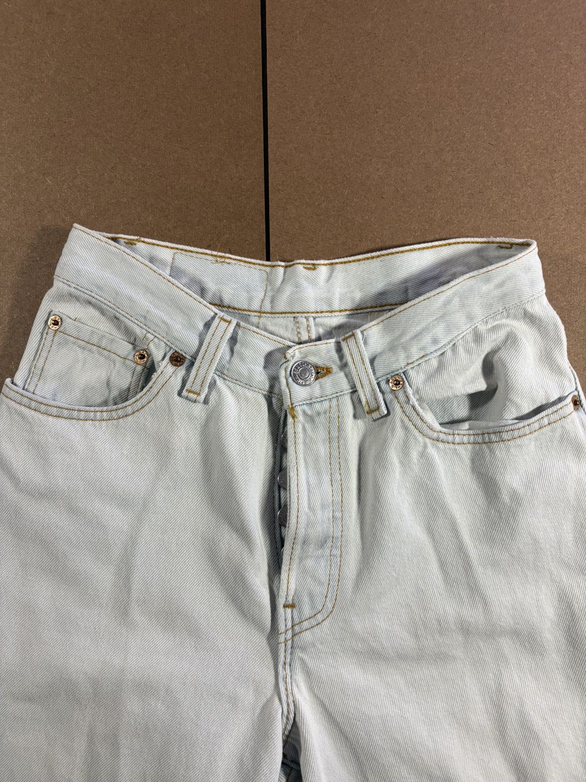 Levi's Vintage Clothing Vintage Levi’s 501 Jeans Made in USA Light Wash Denim Size M Size 30" / US 8 / IT 44 - 2 Thumbnail