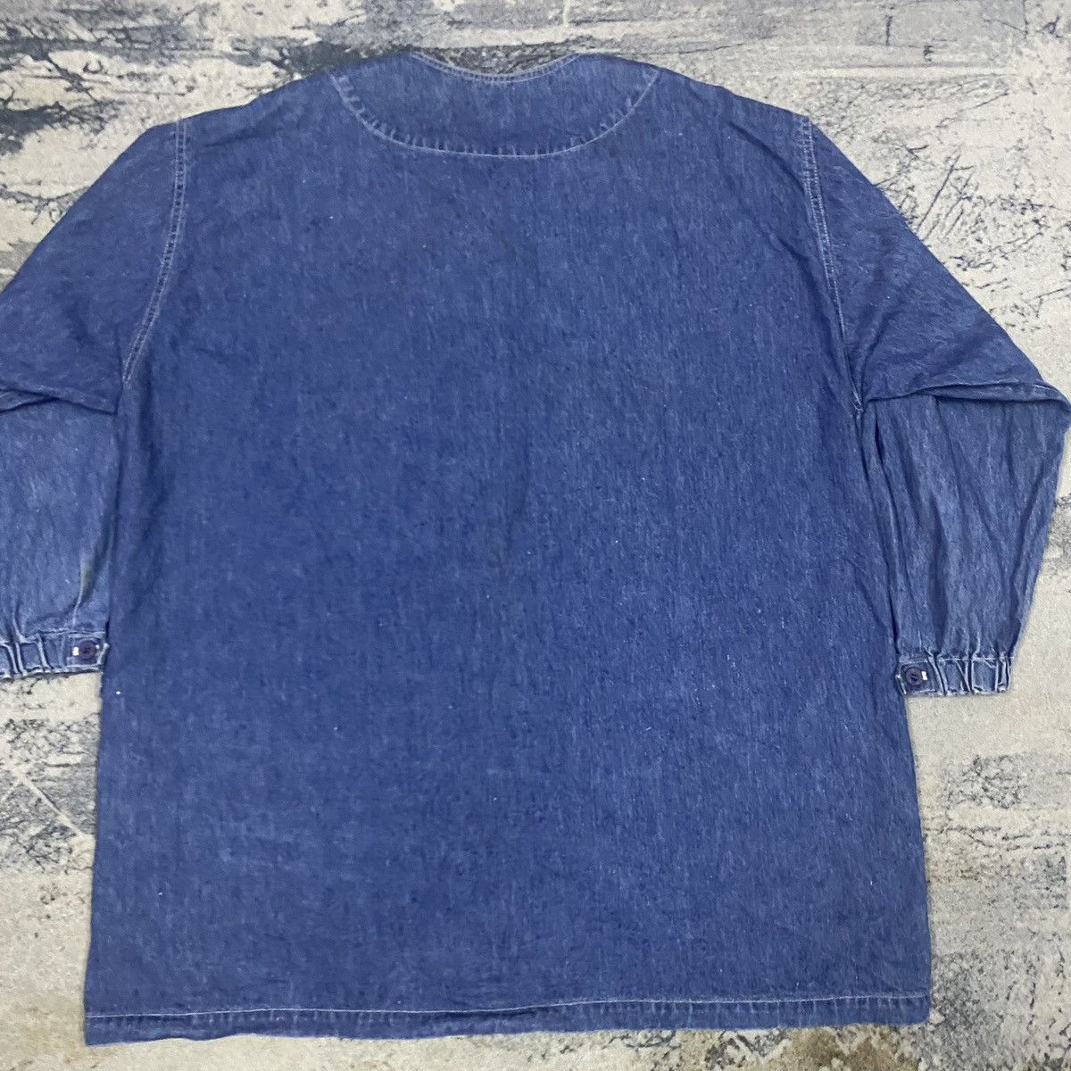 Issey Miyake × Japanese Brand Vintage IM Issey Miyake Designer Denim Jacket Size US XL / EU 56 / 4 - 17 Thumbnail