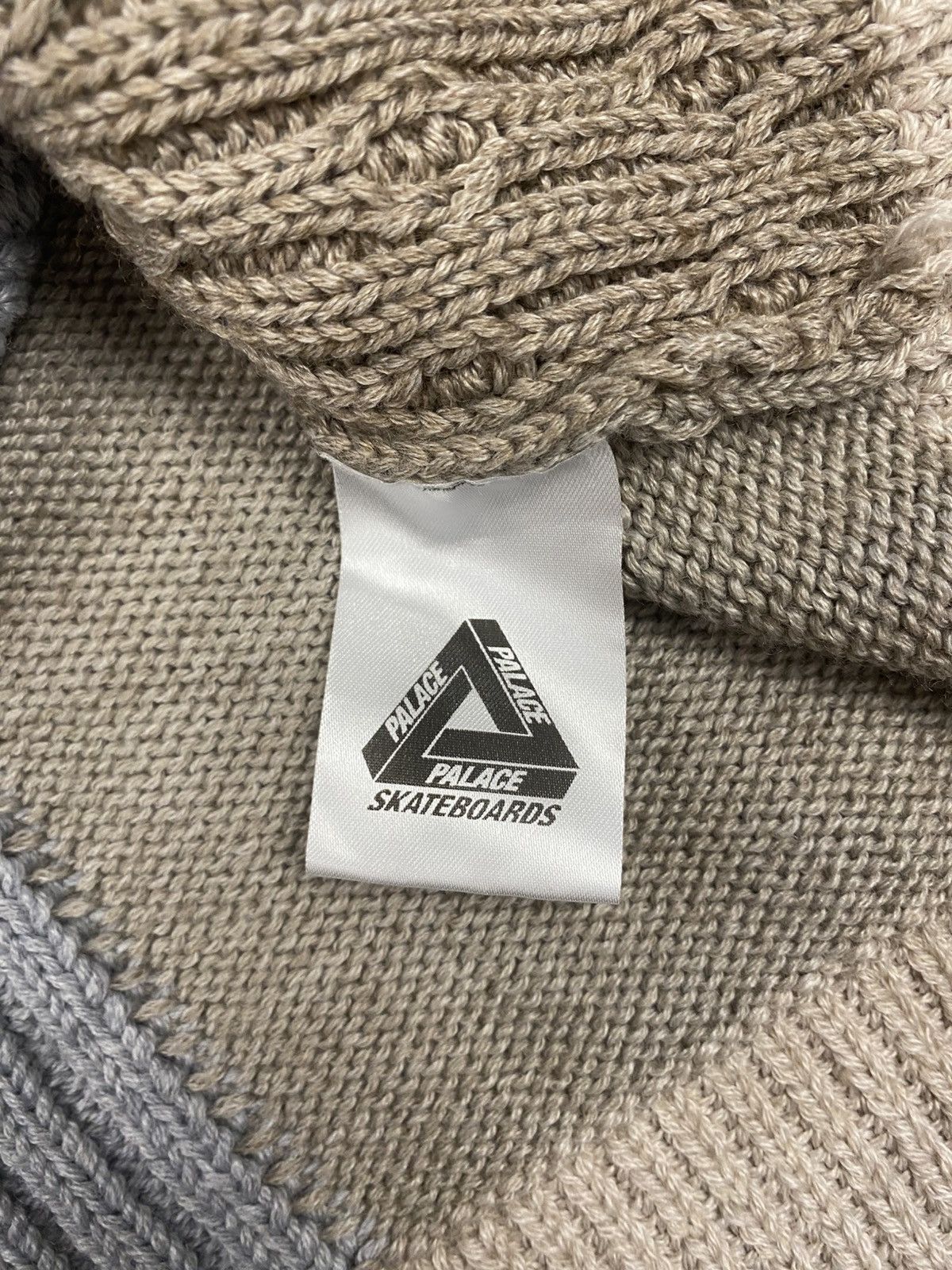 Palace Palace Cable Knit Patch Work Sweater (Multi) Size: L Size US L / EU 52-54 / 3 - 4 Thumbnail