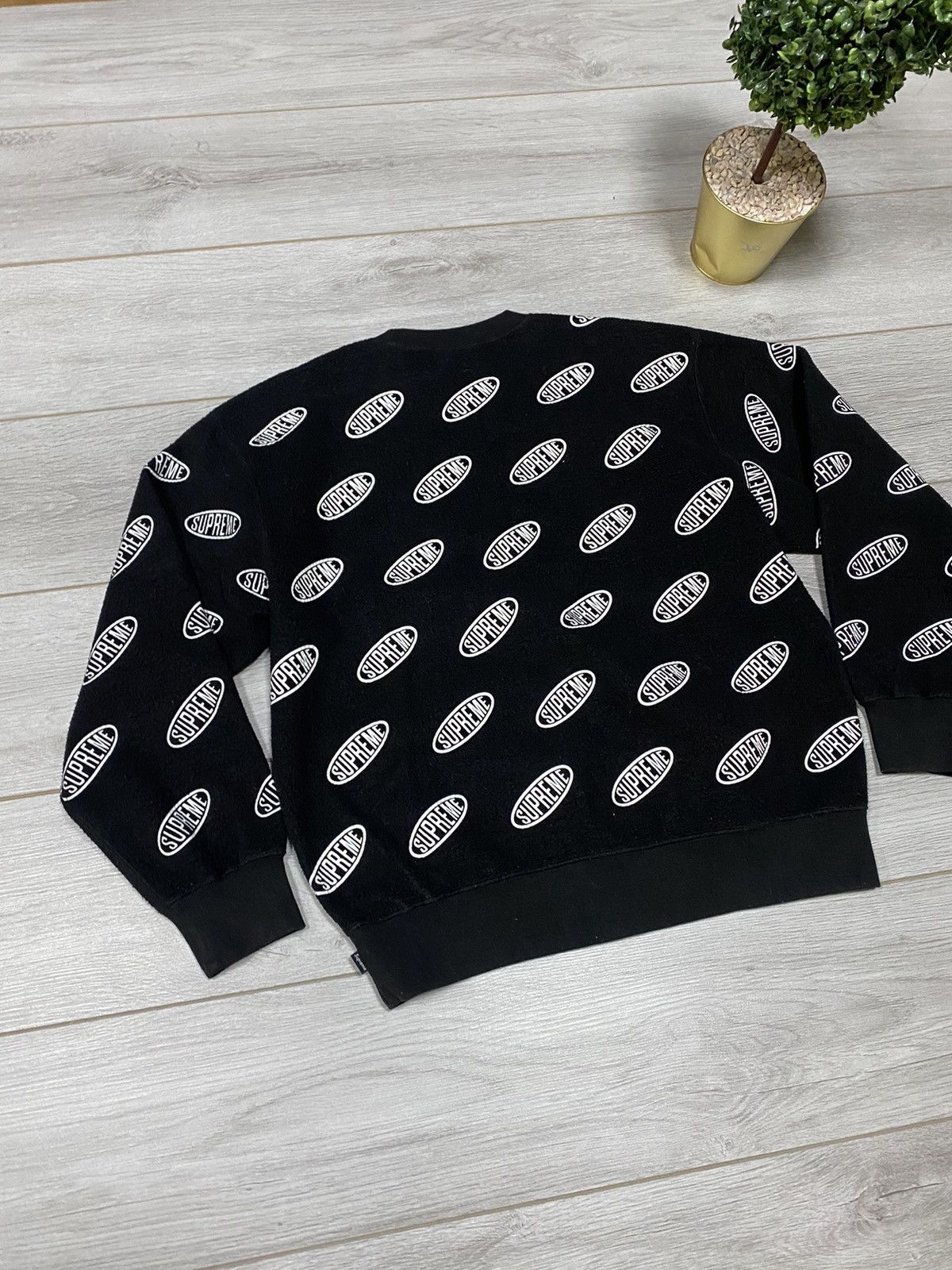 Supreme Supreme reversible sweatshirt monogram Size US S / EU 44-46 / 1 - 12 Thumbnail