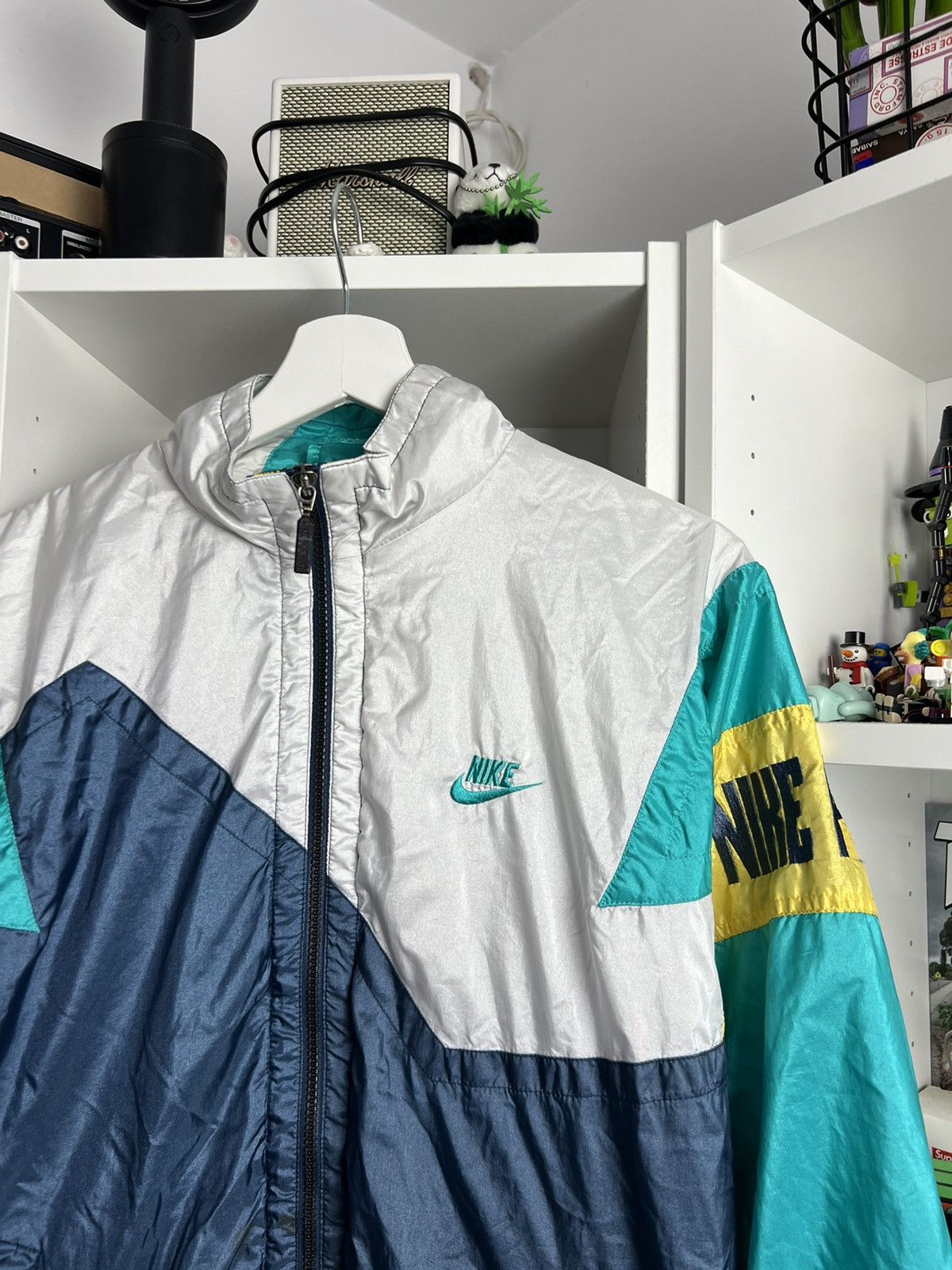 Nike × Vintage Vintage 80s Nike Premier zip sweatshirt track jacket S retro Size US S / EU 44-46 / 1 - 3 Thumbnail