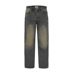 Japanese Brand VIBE Japanese retro ins fashion ripped straight jeans trend Size US 32 / EU 48 - 2 Thumbnail