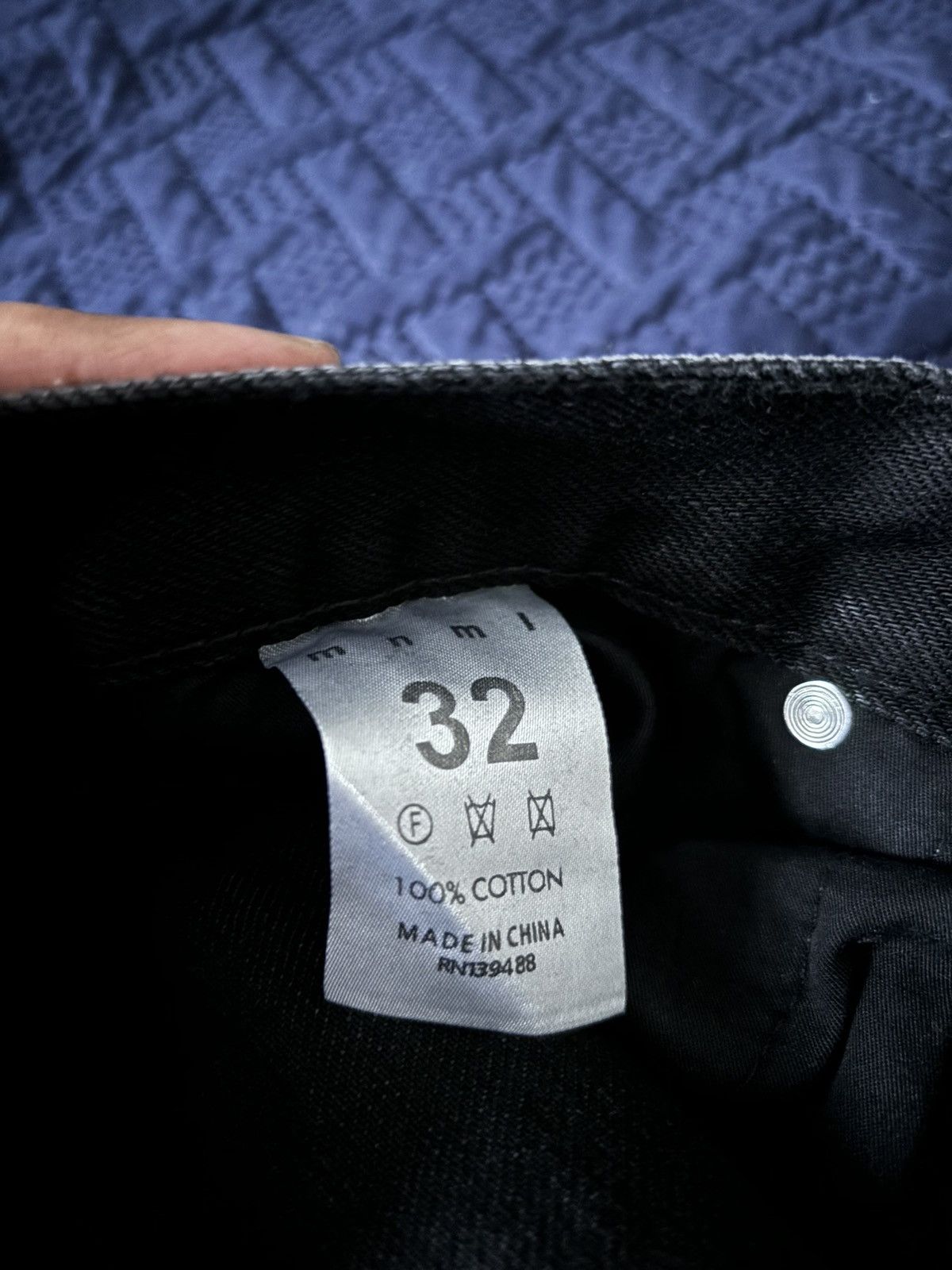 MNML MNML Black D212 Denim Jeans Distressed Size US 32 / EU 48 - 5 Thumbnail