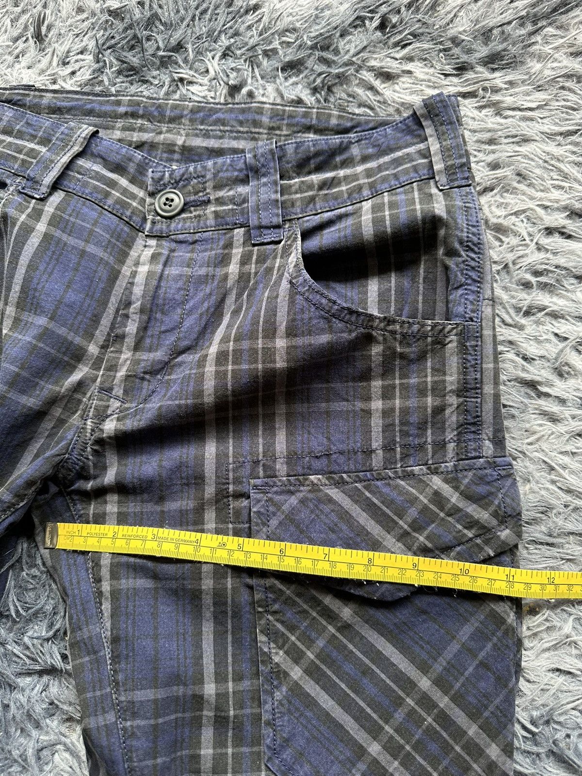 KOJIMA GENES 00's Bartack Japan Kojima Made cargo plaid pant Size US 32 / EU 48 - 13 Thumbnail
