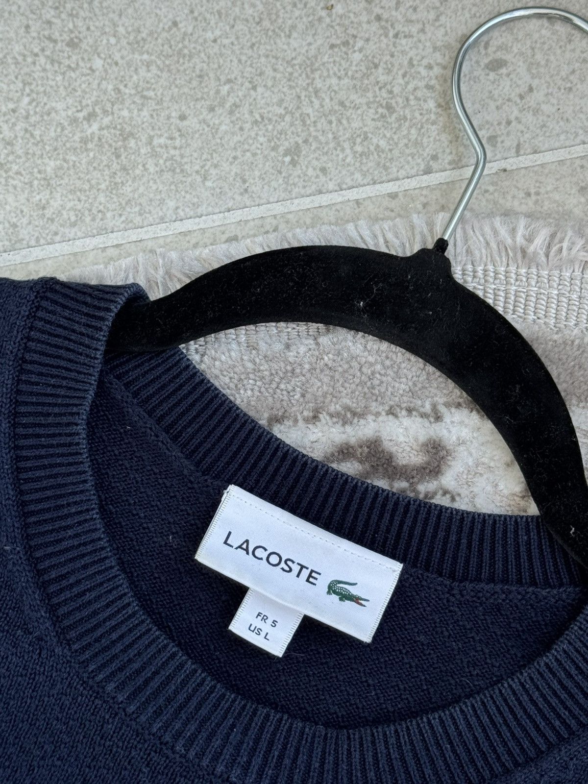 Lacoste Rare Vintage Lacoste Sweater Sweatshirt Hype Size US L / EU 52-54 / 3 - 3 Thumbnail