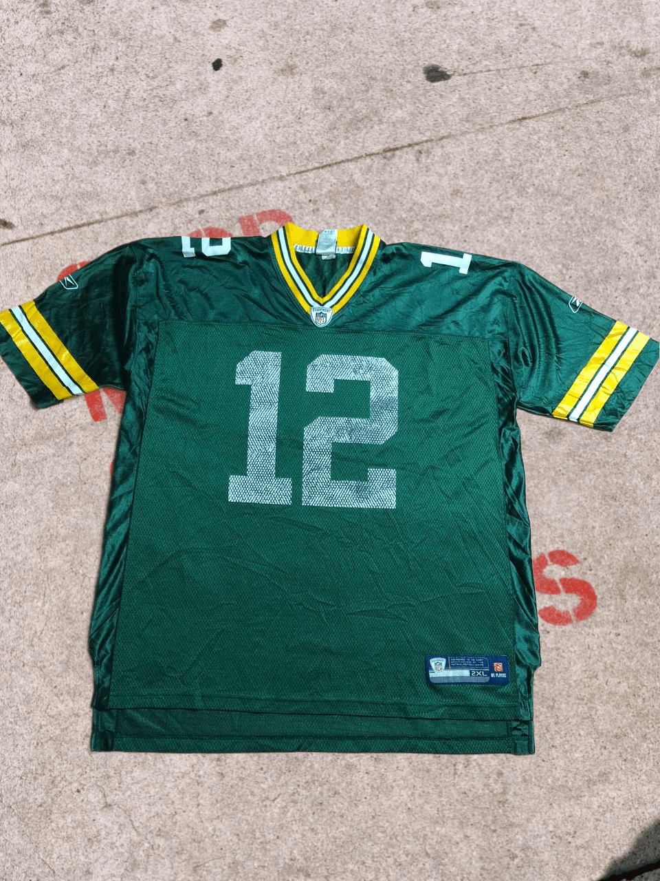 NFL Equipment Onfield Green Bay Packers Aaron Rodgers 12
