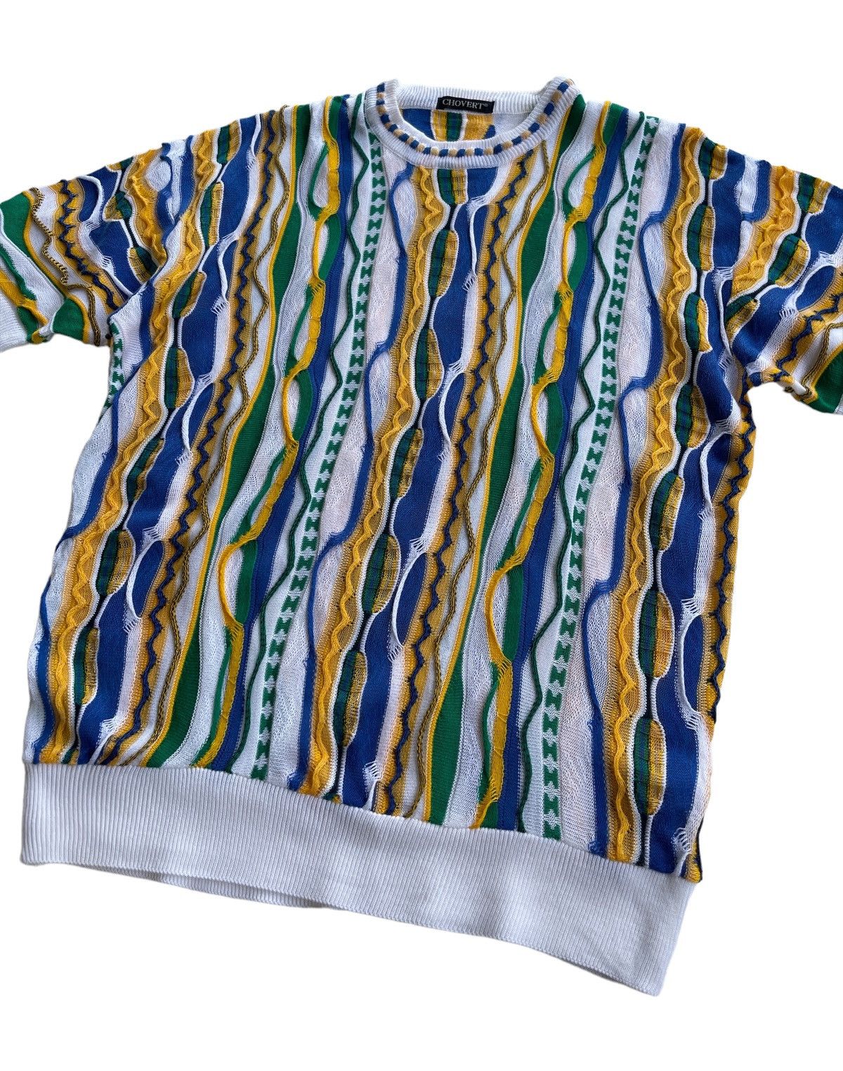 Japanese Brand Vintage Chovert Coogi Style Jumper knit Size US L / EU 52-54 / 3 - 5 Thumbnail