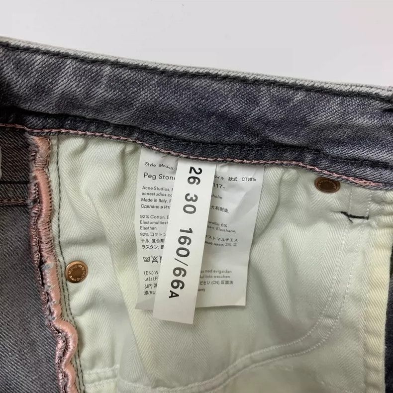 Acne Studios acne studios grey jeans 2504-Nextarrow Size US 30 / EU 46 - 4 Thumbnail