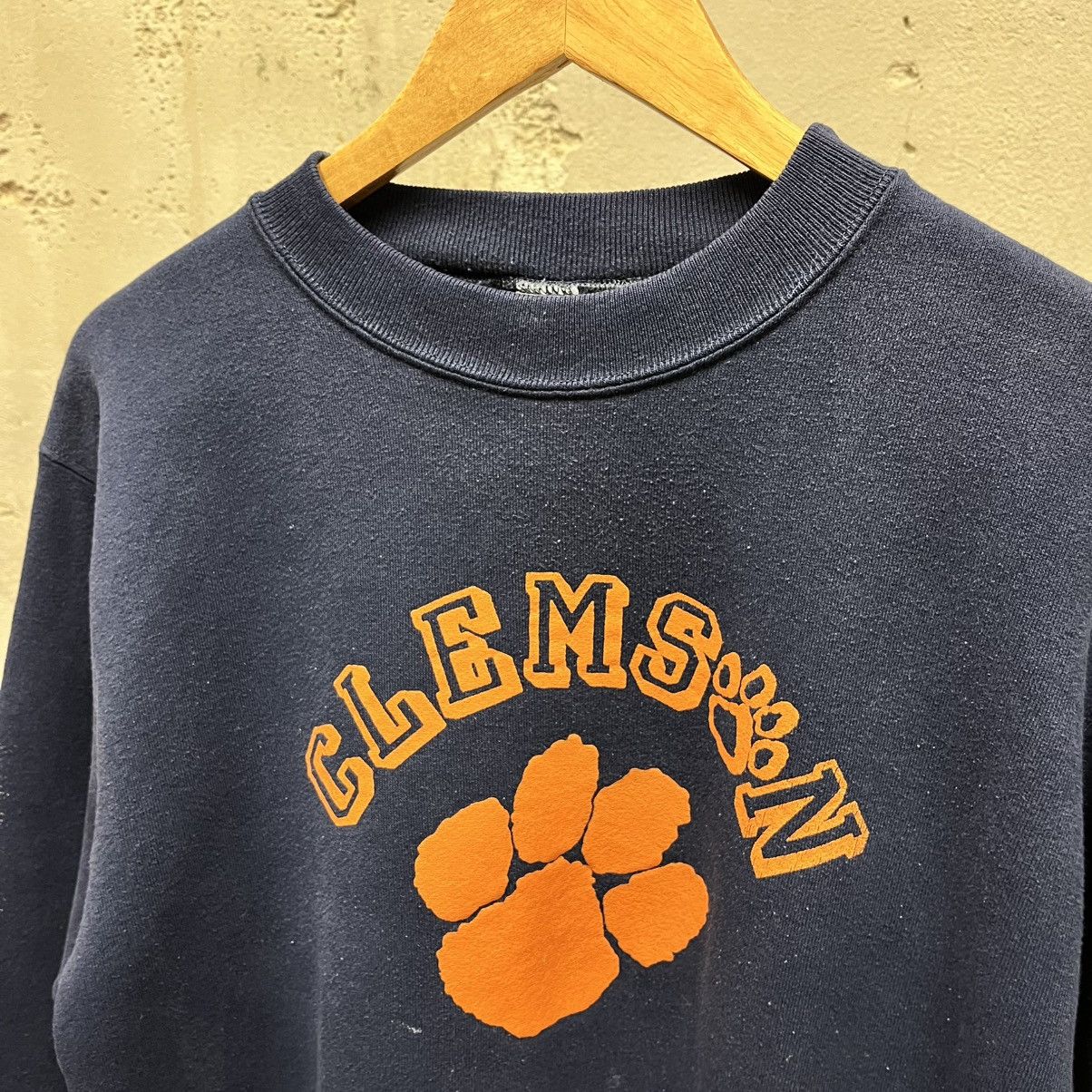 Soffe Soffee Clemson University 90s Navy Blue Crewneck Sweatshirt Size US L / EU 52-54 / 3 - 2 Thumbnail