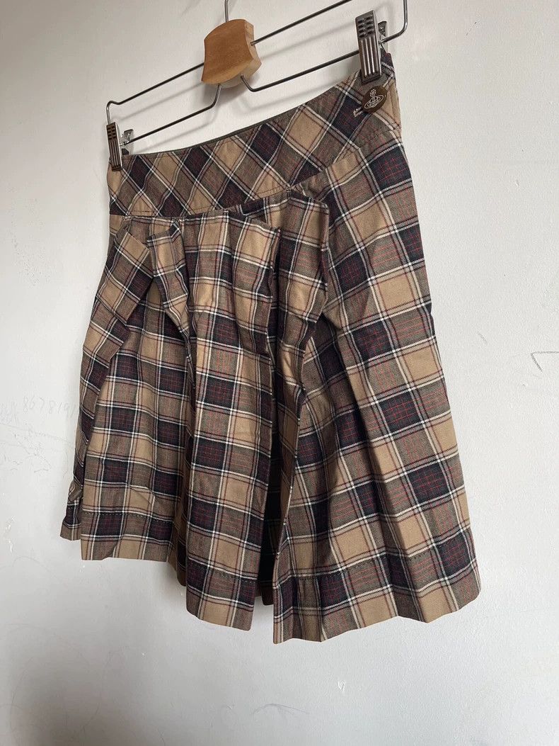 Vivienne Westwood Vivienne Westwood size2 Kaggle pleated slant zipper skirt Size 26" / US 2 / IT 38 - 4 Thumbnail