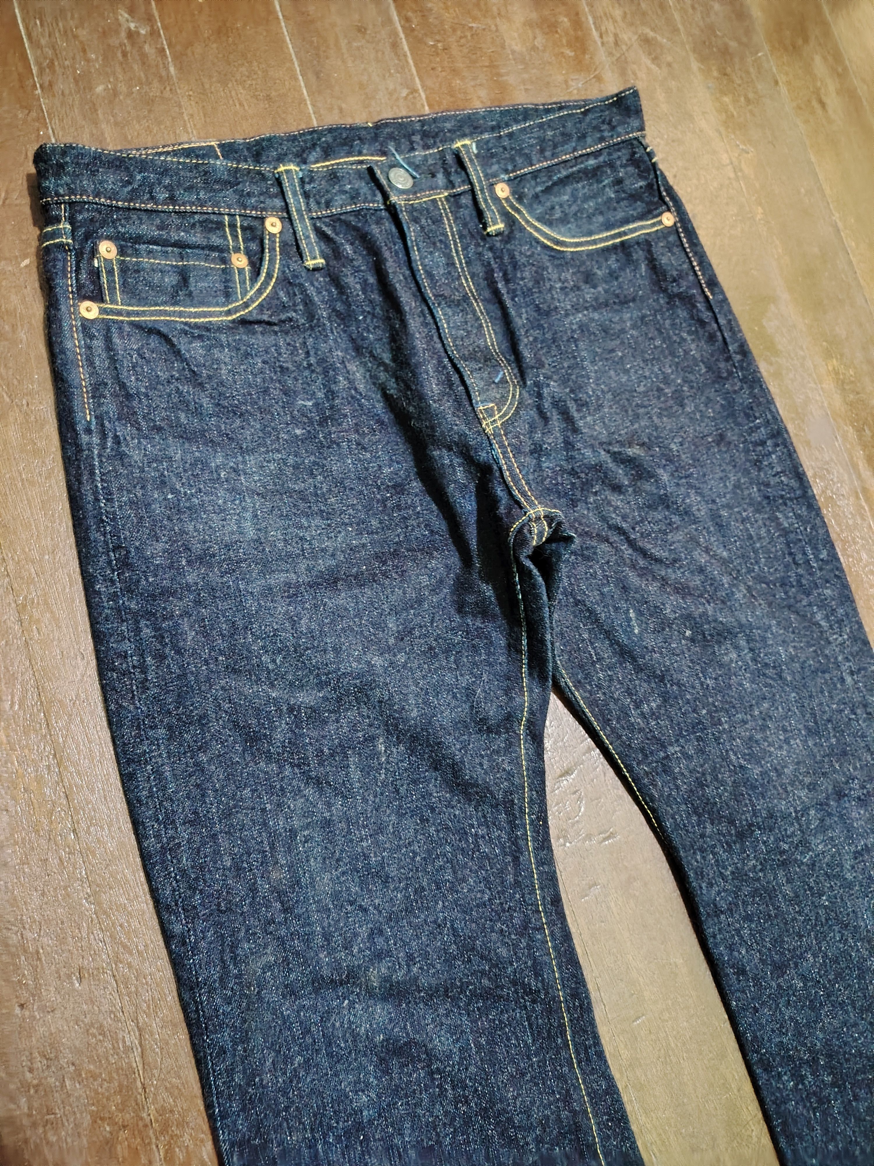 The Flat Head THE FLAT HEAD - 3007Z - Flared Denim Jeans Size US 32 / EU 48 - 3 Thumbnail