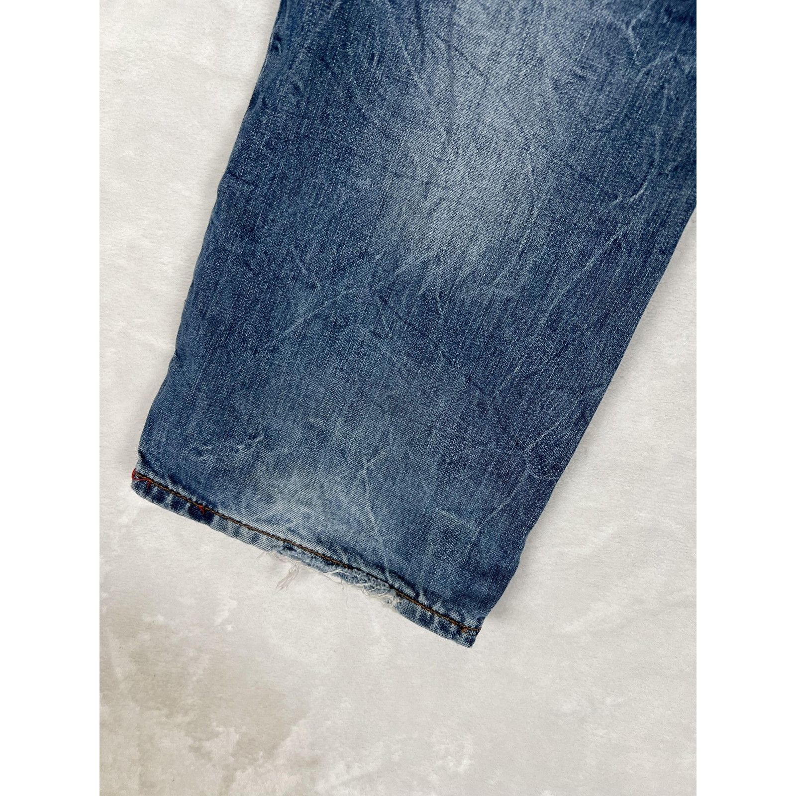 Rocawear Vintage Rocawear Jeans Mens 38 Blue Straight Fit Distressed Size US 38 / EU 54 - 6 Thumbnail