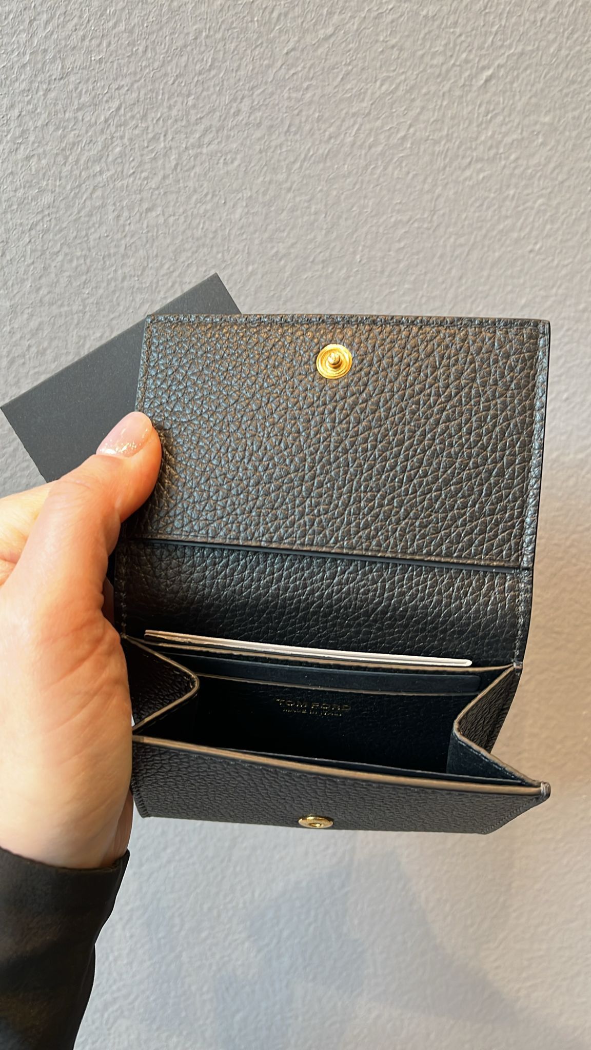 Tom Ford o1loc1c0126 Y0395 Size: OS / Card Holder in Black Size ONE SIZE - 2 Thumbnail