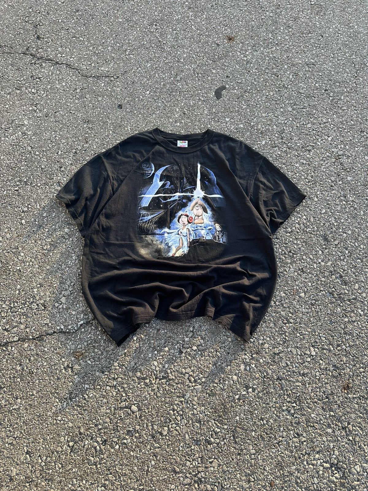 Cartoon Network × Vintage Vintage 2000s Family Guy x Star Wars T-Shirt Size US XL / EU 56 / 4 - 1 Thumbnail