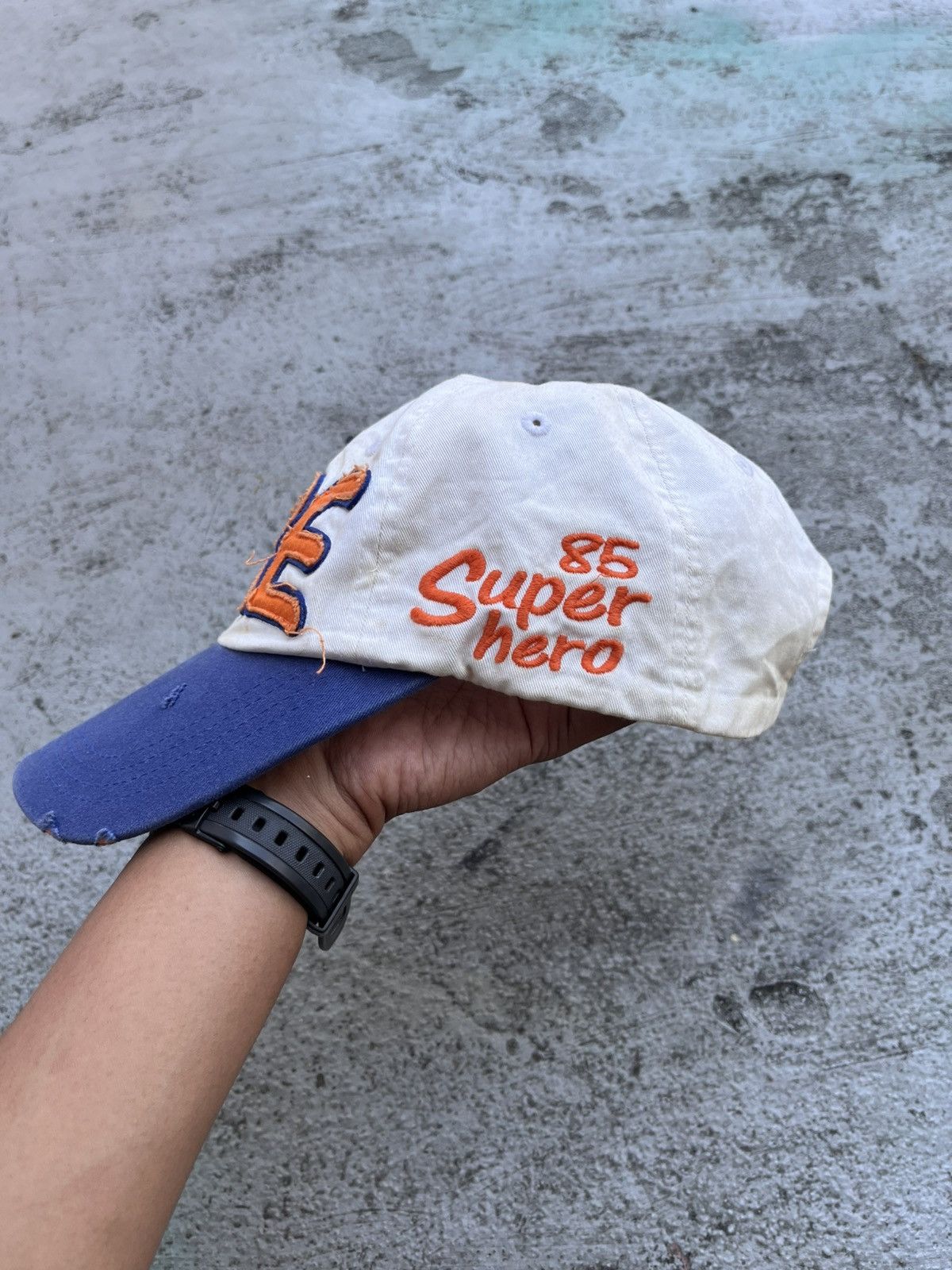 Hat Club × Japanese Brand × Vintage ROCKN BLUE DISTRESSED SURE CAP HAT Size ONE SIZE - 6 Thumbnail