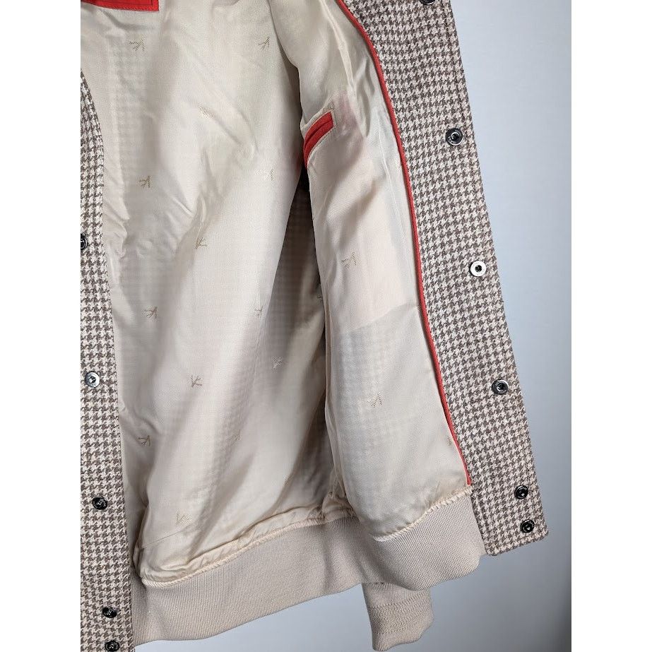 Isaia o1rshd1 CC20 Varsity Jacket in Beige/Brown Size US M / EU 48-50 / 2 - 11 Thumbnail