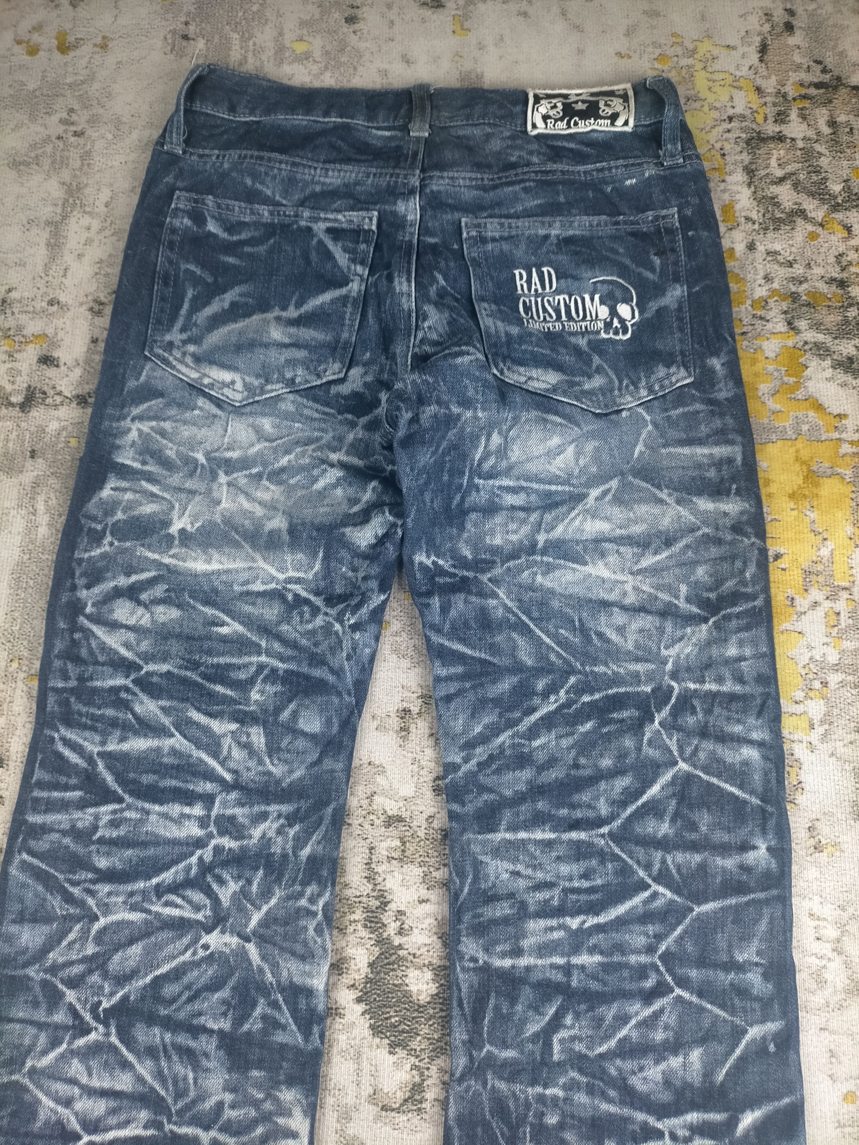14th Addiction 🔥 Rare Rad Custom Punk Washed Insane Jeans Size US 27 - 7 Thumbnail