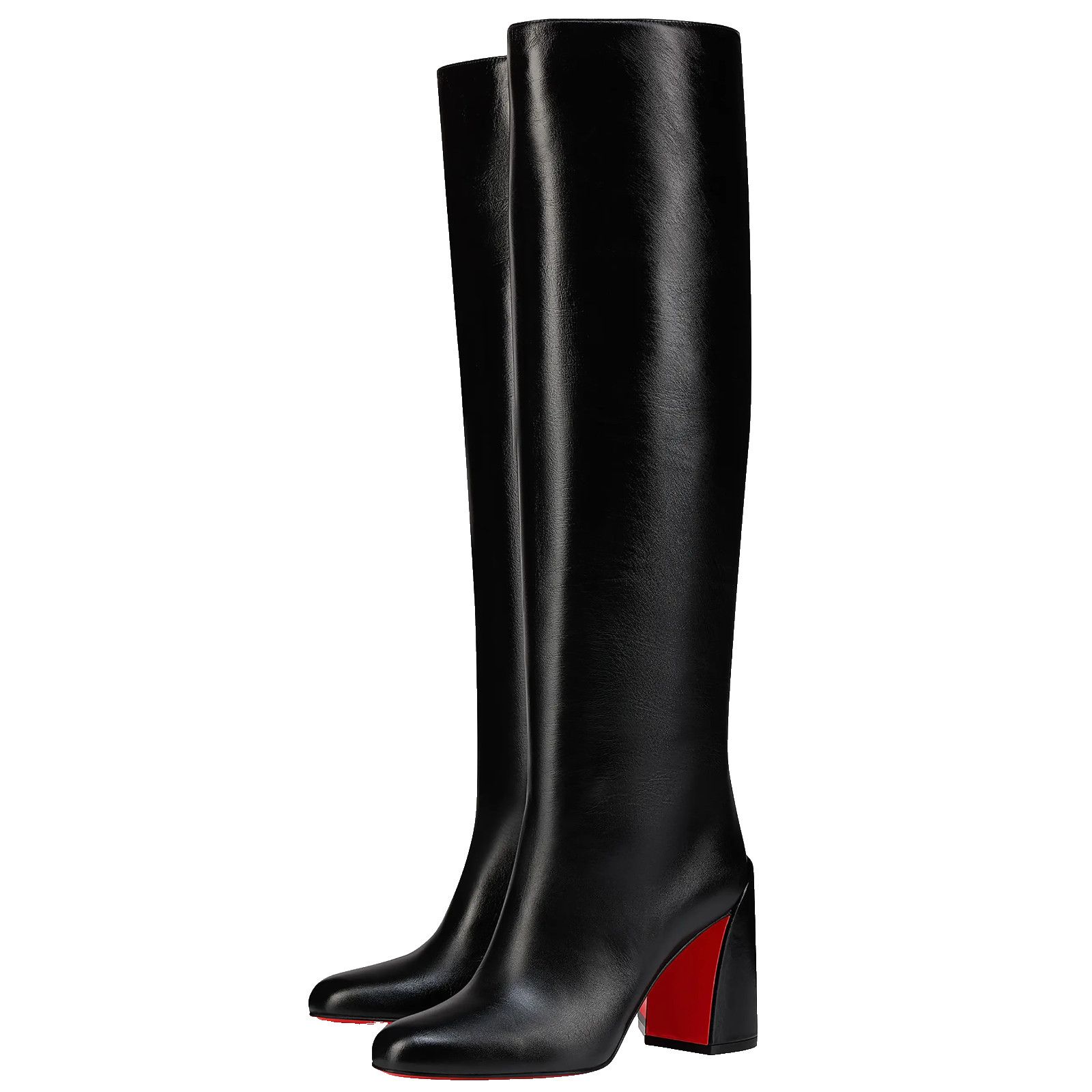 Christian Louboutin Christian Louboutin Janitta 85 Knee High Block Boot 36.5 Size US 6.5 / IT 36.5 - 4 Thumbnail