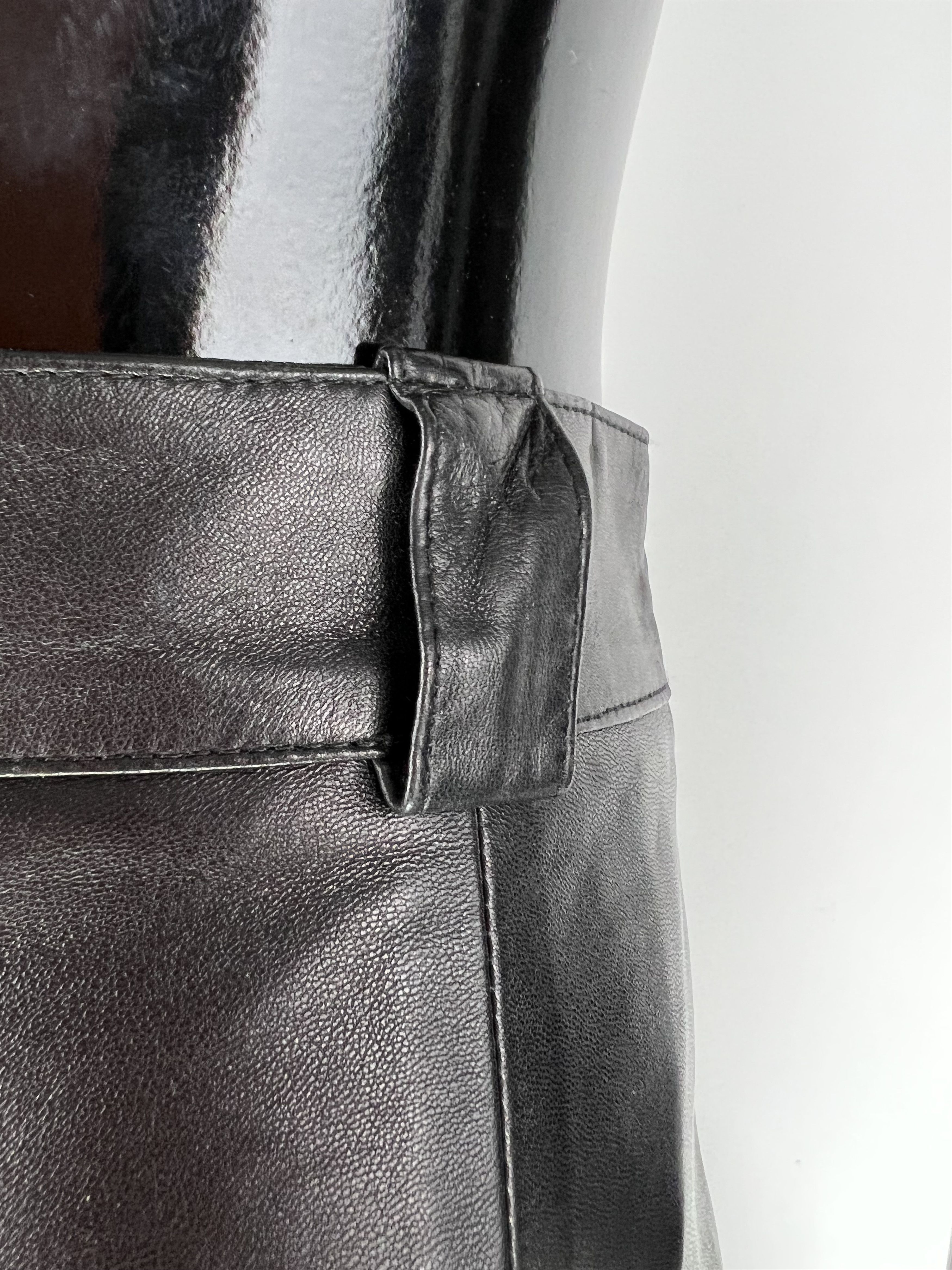 Genuine Leather Jitrois Pleated Leather Midi Skirt Size S Size 27" / US 4 / IT 40 - 5 Thumbnail
