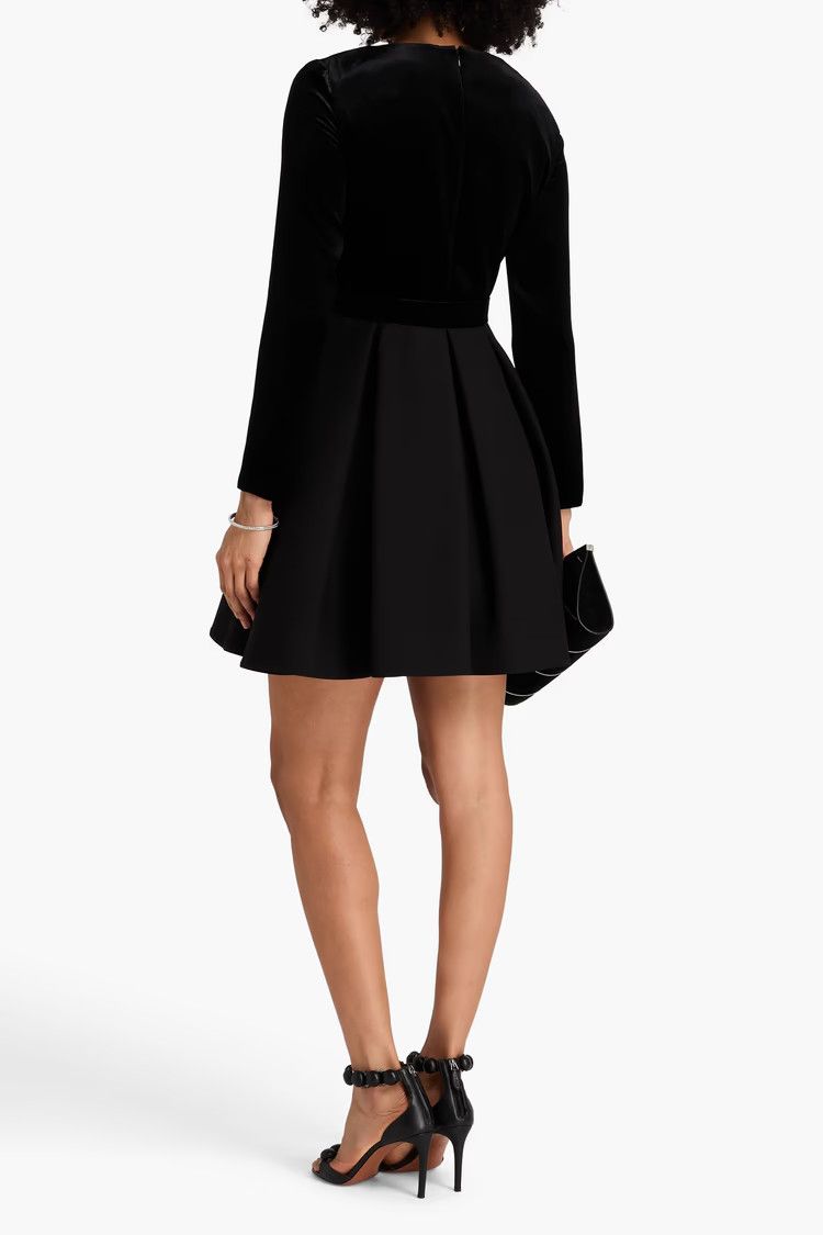 Valentino o1y0326 Mini Dress in Black Size M / US 6-8 / IT 42-44 - 3 Thumbnail