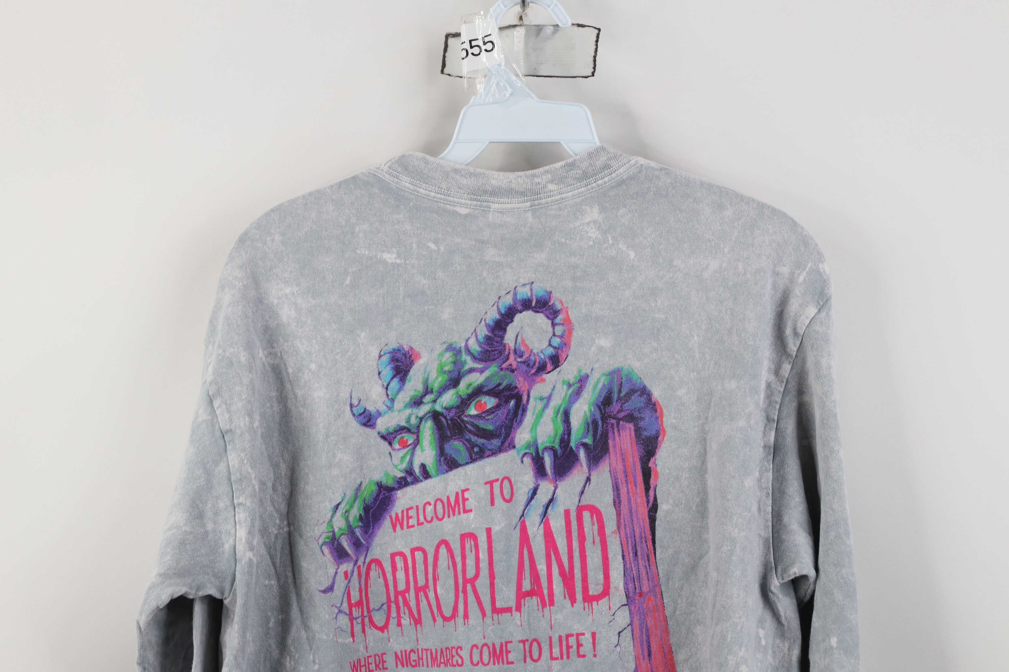 Vintage Deadstock Y2K Goosebumps Wash Horrorland Long Sleeve T-Shirt Size US S / EU 44-46 / 1 - 12 Thumbnail