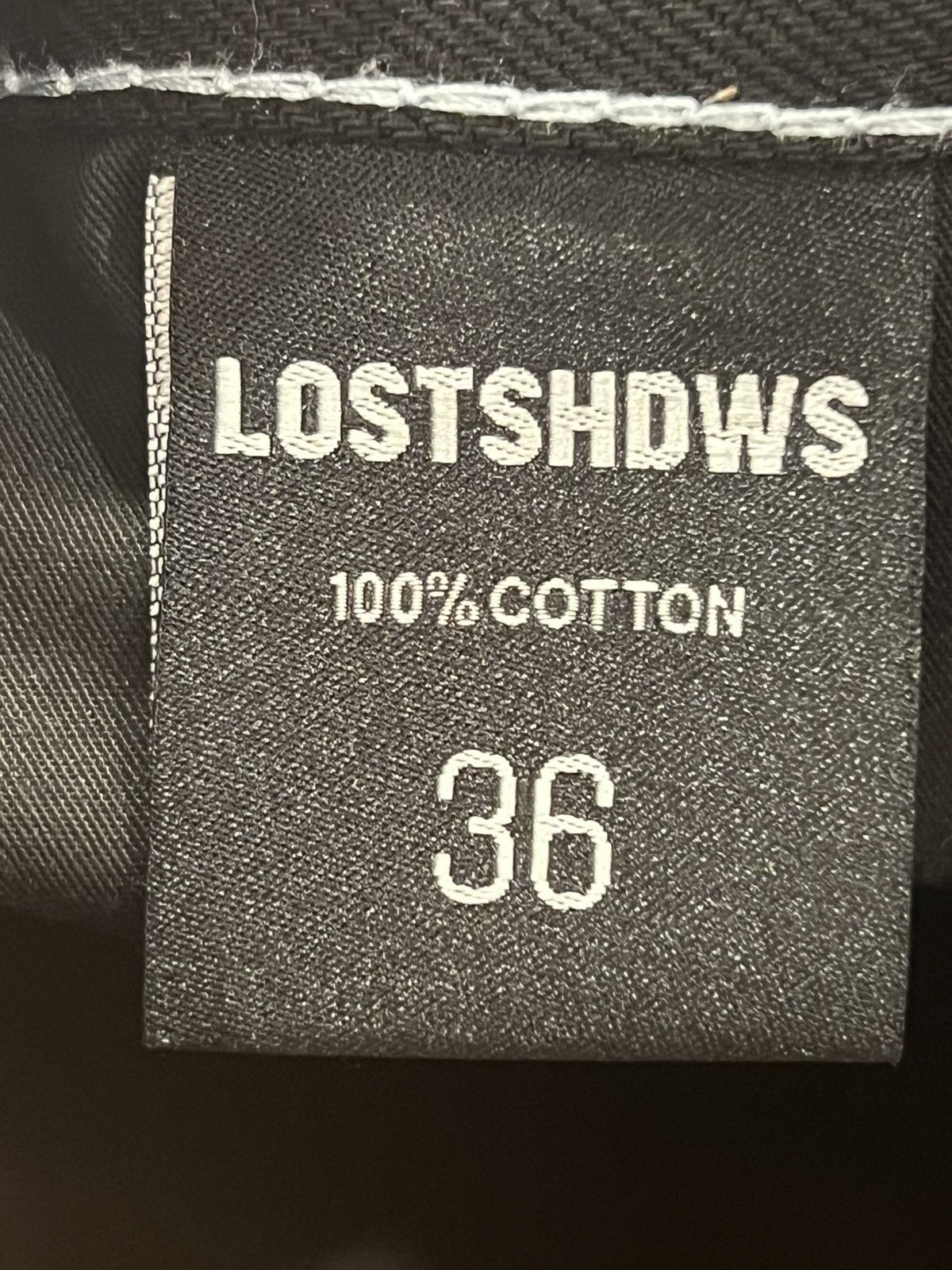 LOSTSHDWS LOSTSHDWS ROYAL OUTLINE JEANS SIZE 36 Size US 36 / EU 52 - 5 Thumbnail