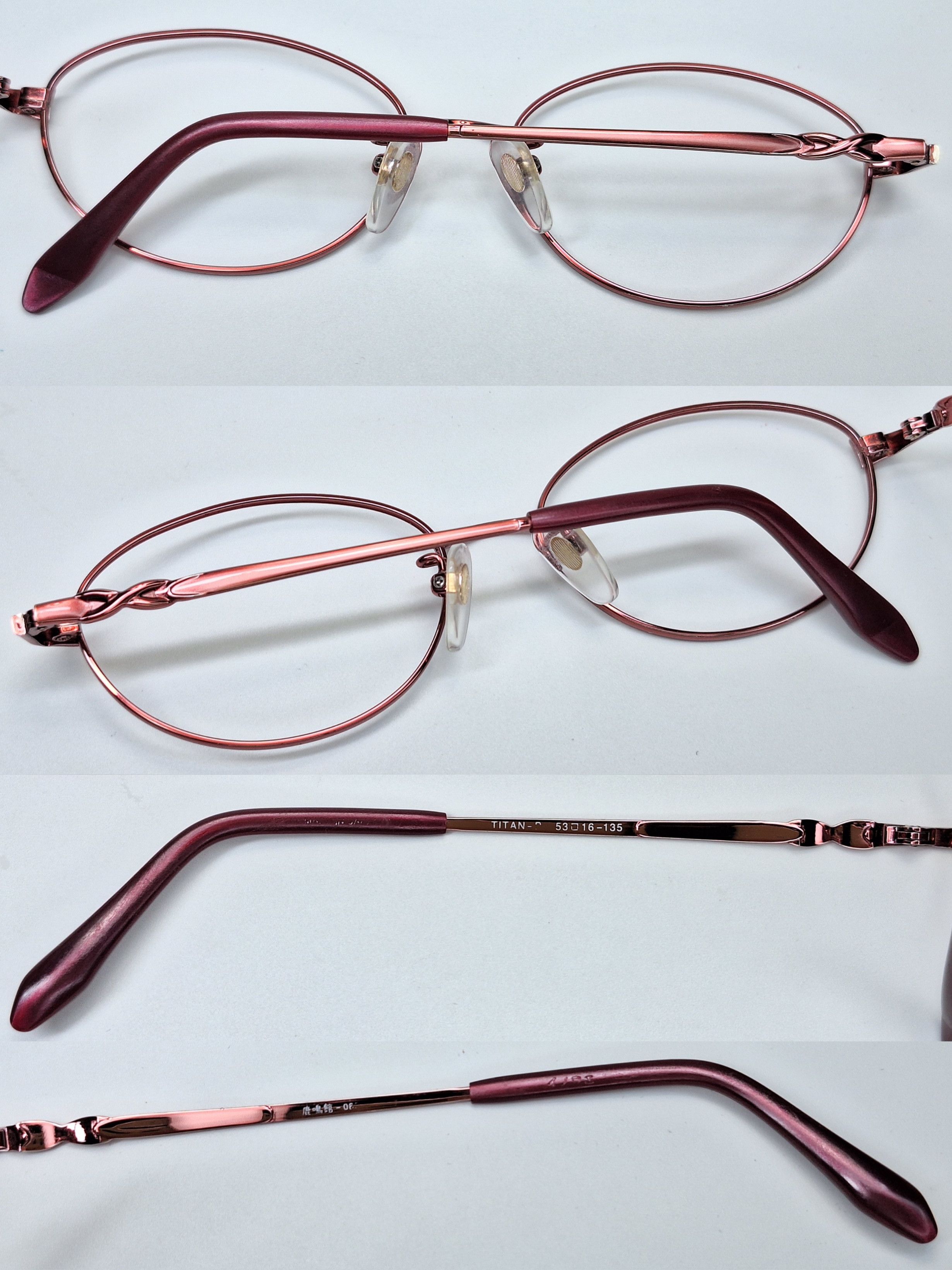 Other ROKUMEIKAN 08 Pure Titanium Oval Eyeglasses Vintage Size ONE SIZE - 4 Thumbnail