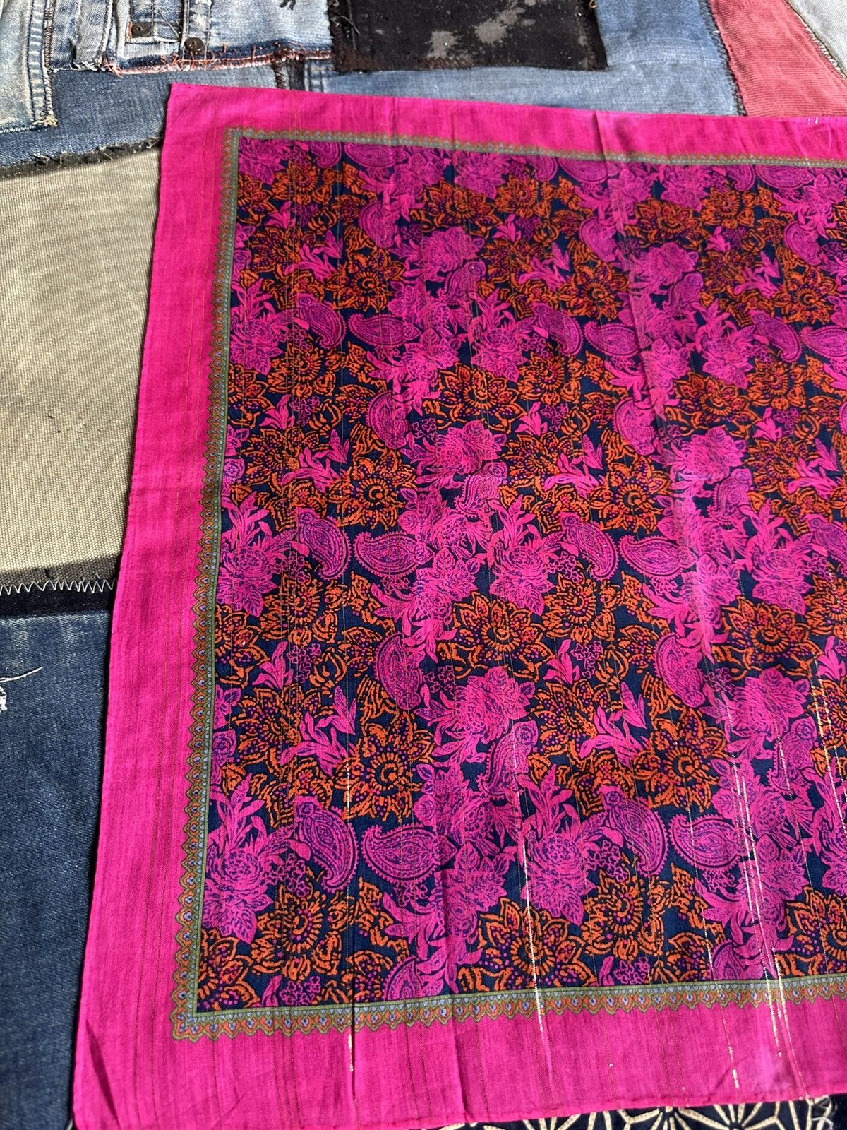 Vintage Vintage Christian Dior Handkerchief/ Neckerchief/ Bandana Size ONE SIZE - 3 Thumbnail