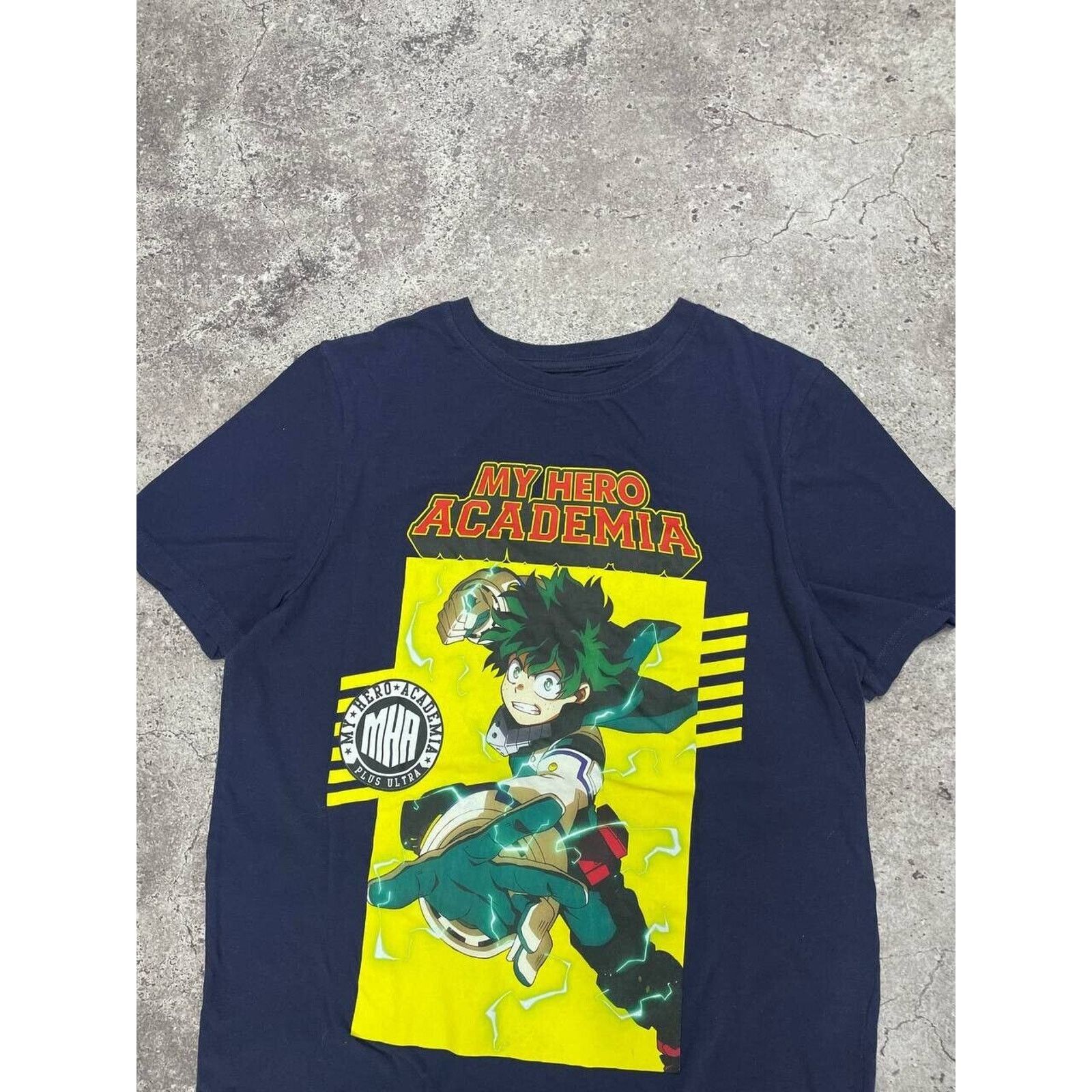Cartoon Network × Vintage Vintage My Hero Academia Anime T-Shirt Navy S Difuzed Size US XS / EU 42 / 0 - 4 Thumbnail