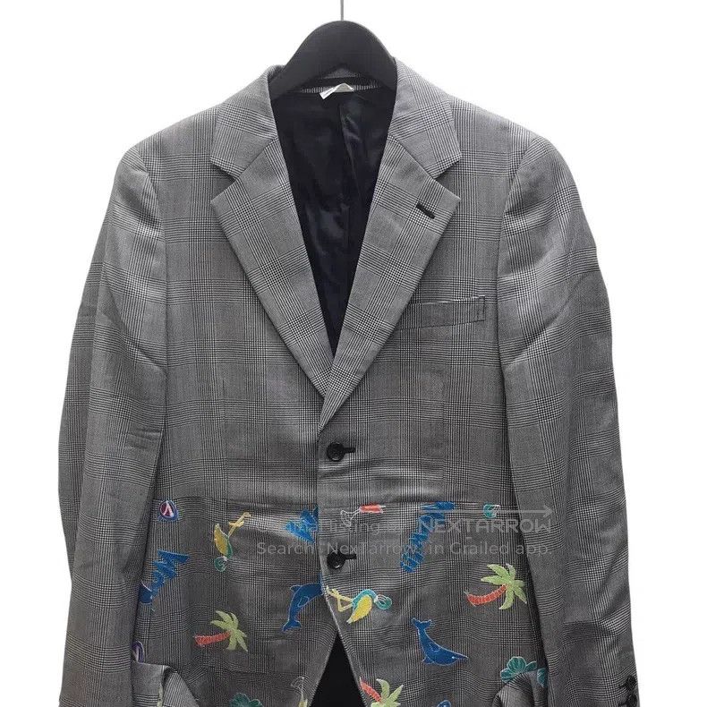 Comme des Garcons Comme des Garcons Embroidered Distortion Jacket Size US S / EU 44-46 / 1 - 4 Thumbnail
