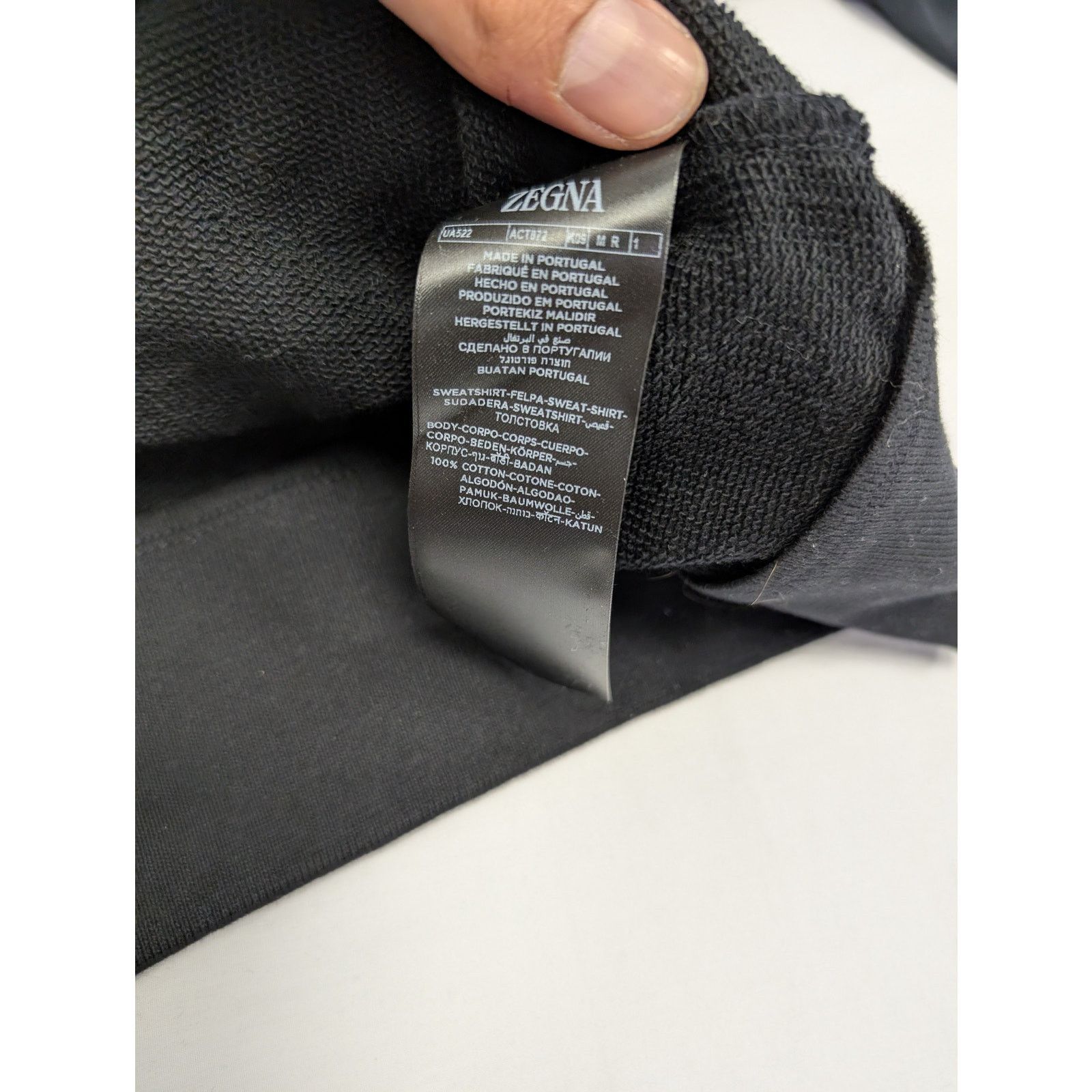 Ermenegildo Zegna o1rshd1 Sweatshirt in Black Size US M / EU 48-50 / 2 - 13 Thumbnail