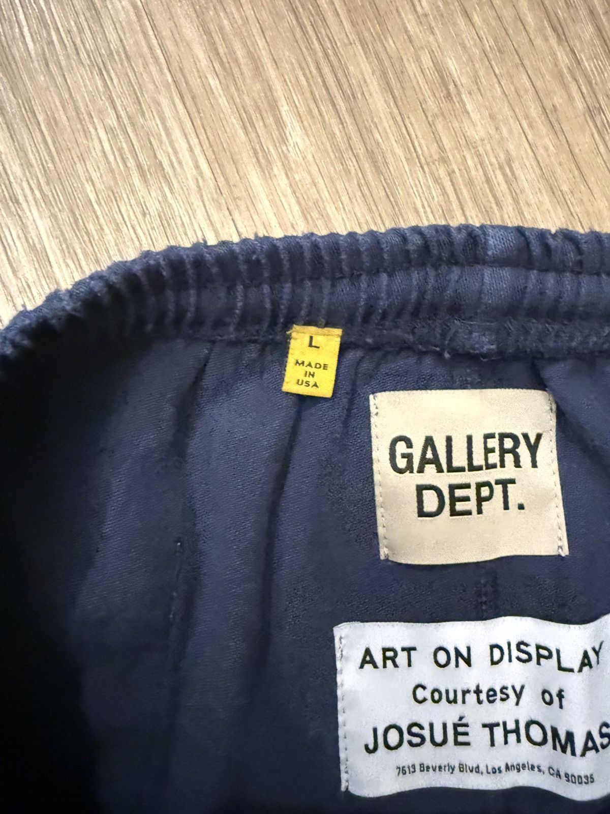 Gallery Dept. Gallery Dept Sweatshorts Navy Blue Size Large Size US 30 / EU 46 - 3 Thumbnail