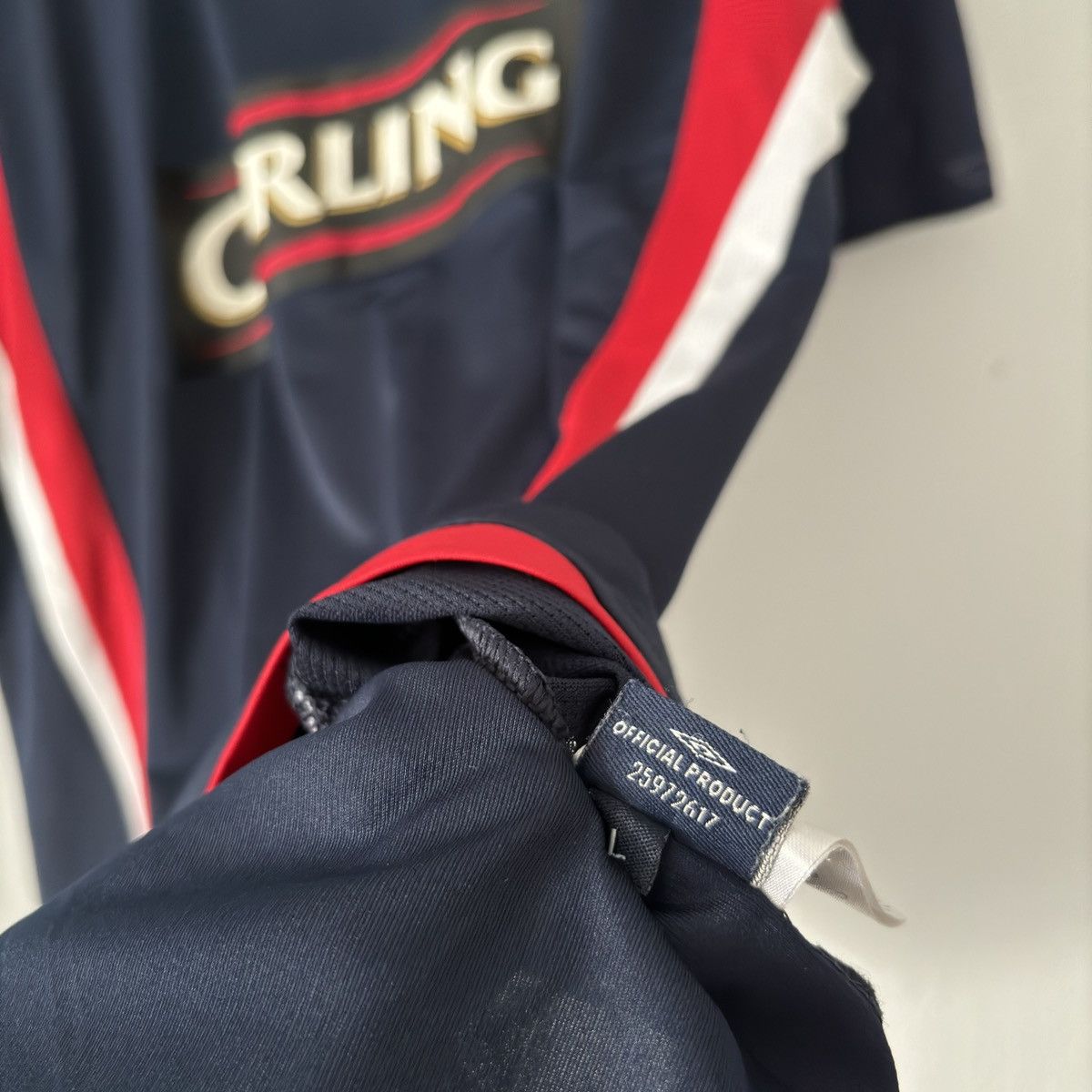 Umbro × Vintage 2007 2008 Rangers Glasgow Vintage Retro Soccer Jersey Shirt Size US L / EU 52-54 / 3 - 6 Thumbnail