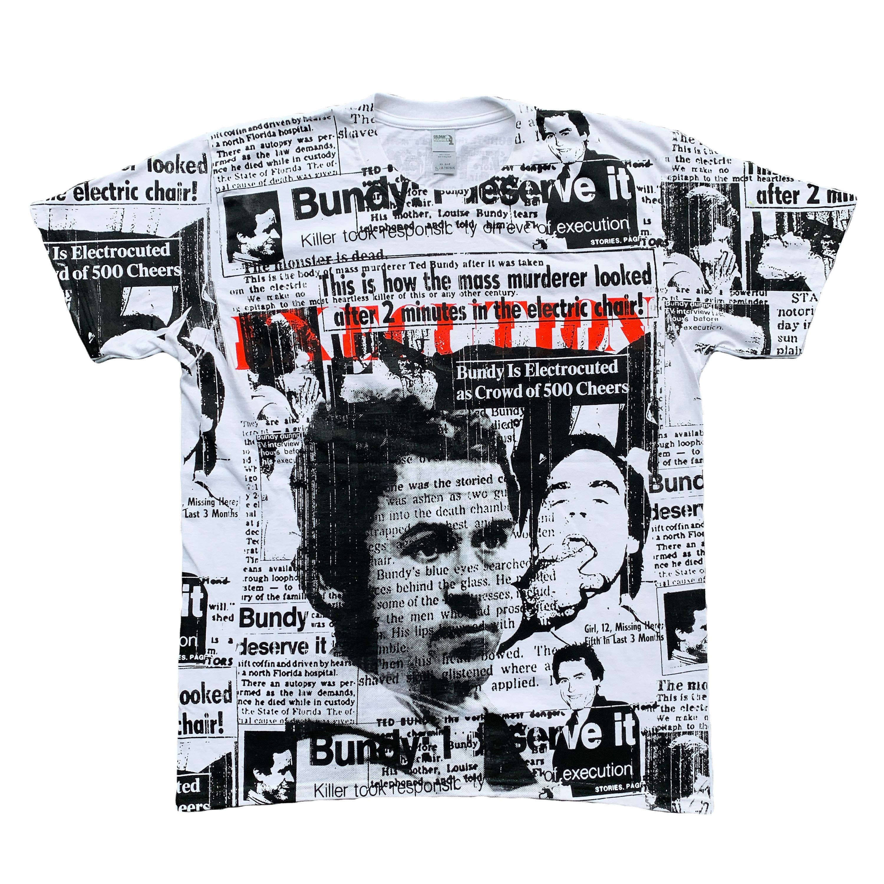 Other Ted bundy allover print tshirt Size US XL / EU 56 / 4 - 2 Thumbnail