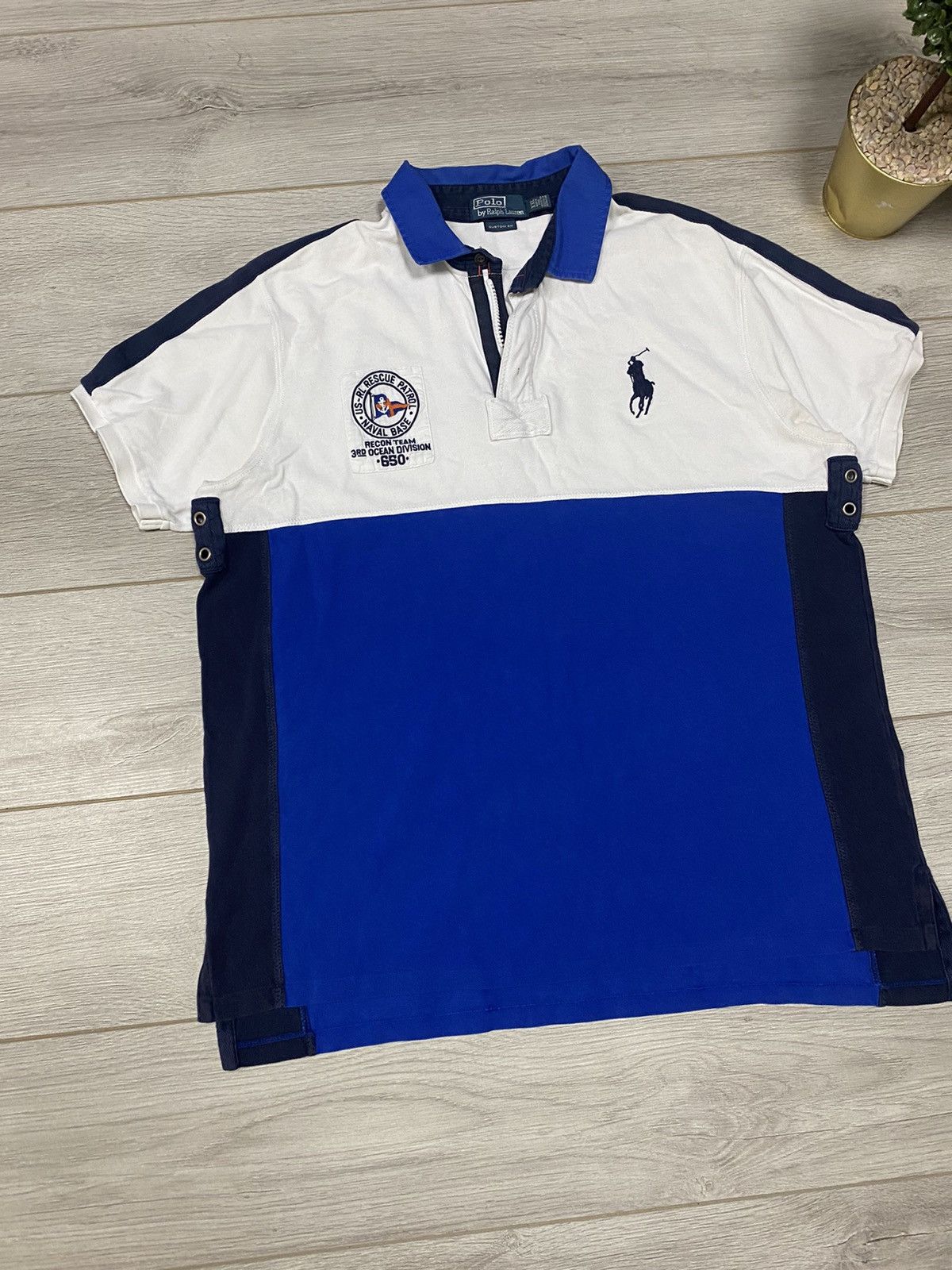 Ralph Lauren Polo Ralph Rescue 🛟 Patrol USRL vintage embro logo shirt Size US XXL / EU 58 / 5 - 2 Thumbnail
