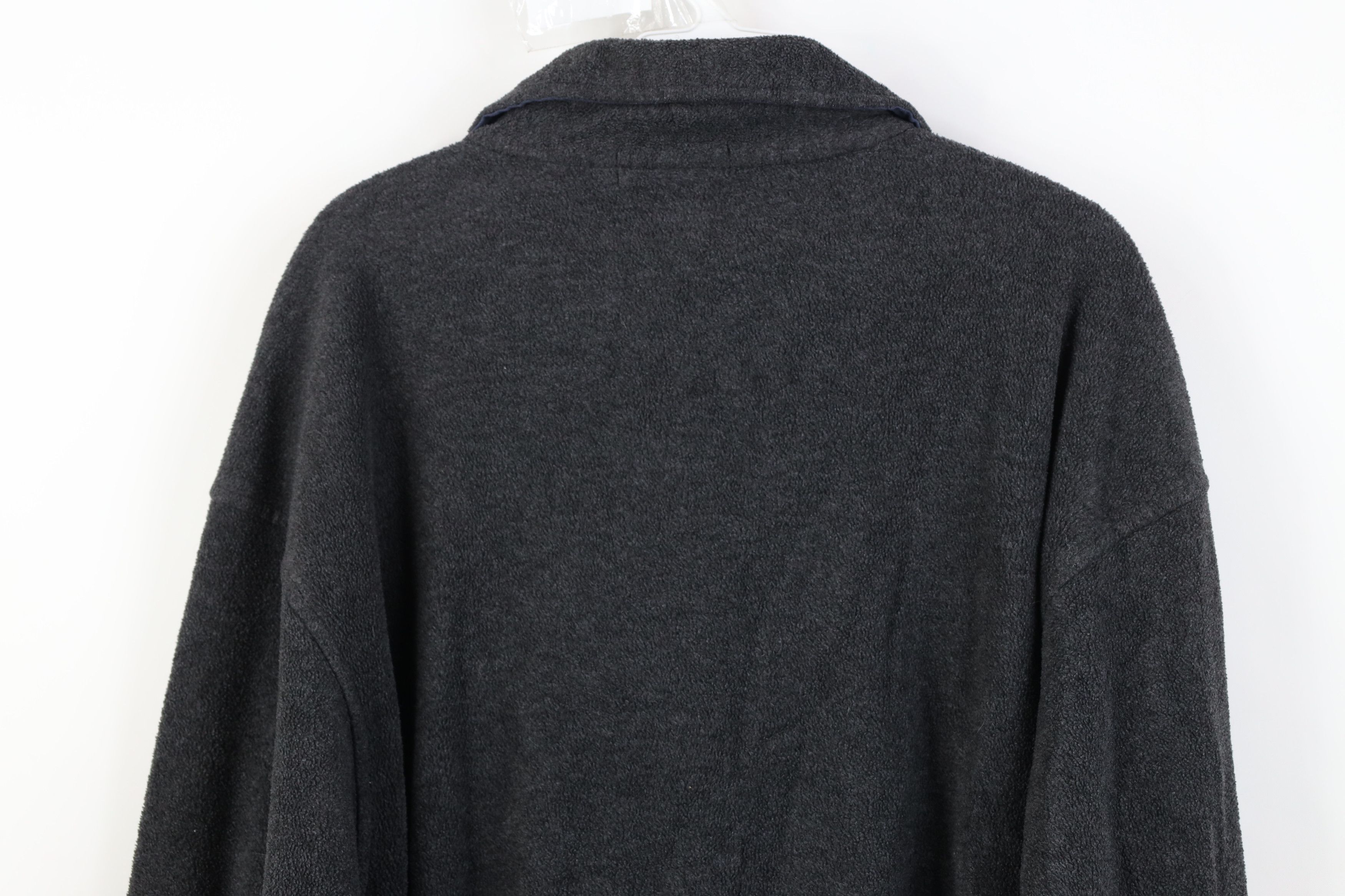 Nautica Vintage 90s Nautica Full Zip Fleece Bomber Jacket Gray Size US L / EU 52-54 / 3 - 12 Thumbnail