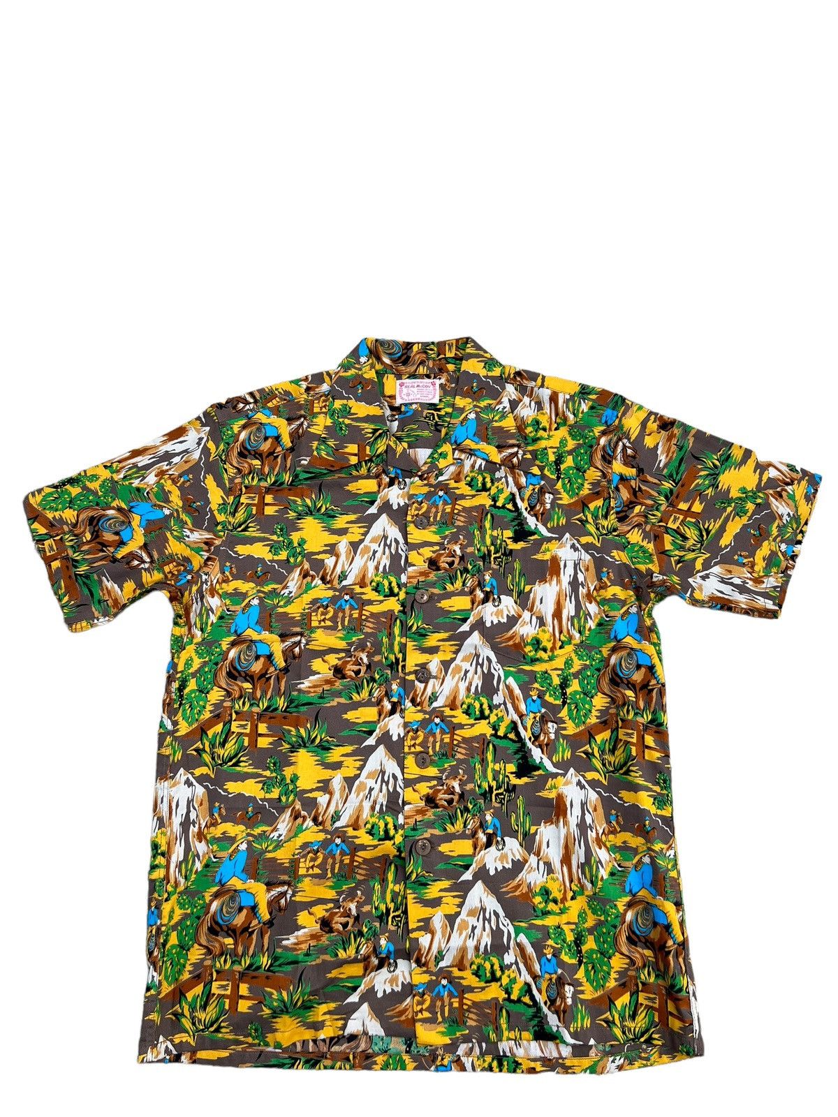 The Real McCoy's Real McCoy Japan Western Cowboy Open Collar Hawaiian Shirt Size US M / EU 48-50 / 2 - 1 Thumbnail