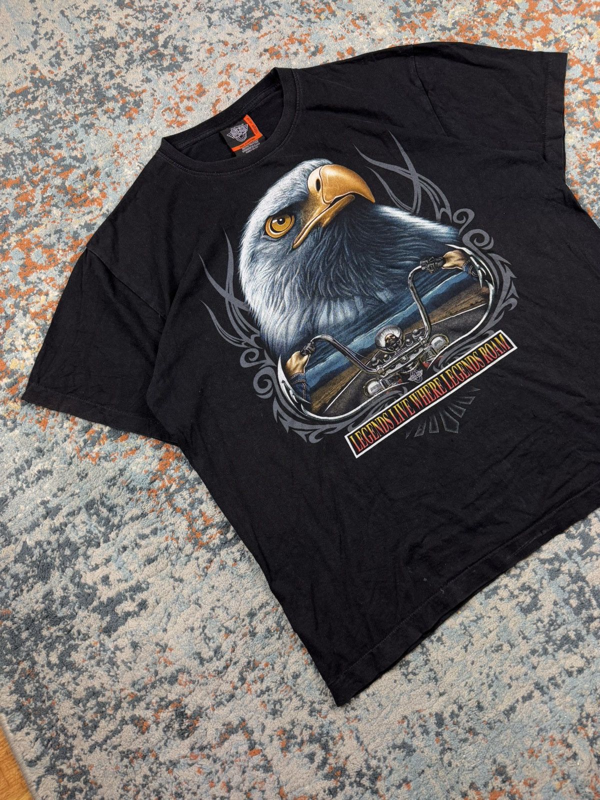 Vintage × West Coast Choppers Vintage y2k Chopper tribal bald eagle graphic tee Size US XL / EU 56 / 4 - 3 Thumbnail