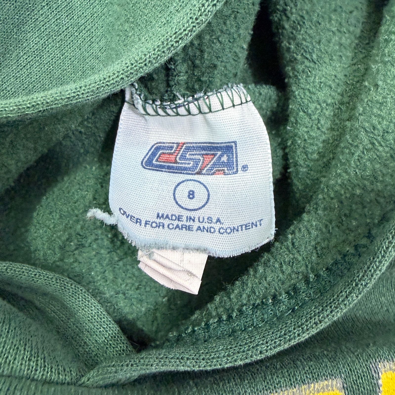 Vintage Vintage Green Bay Packers Hoodie Kids Size 8 Green Yellow Size US XXS / EU 40 - 5 Thumbnail