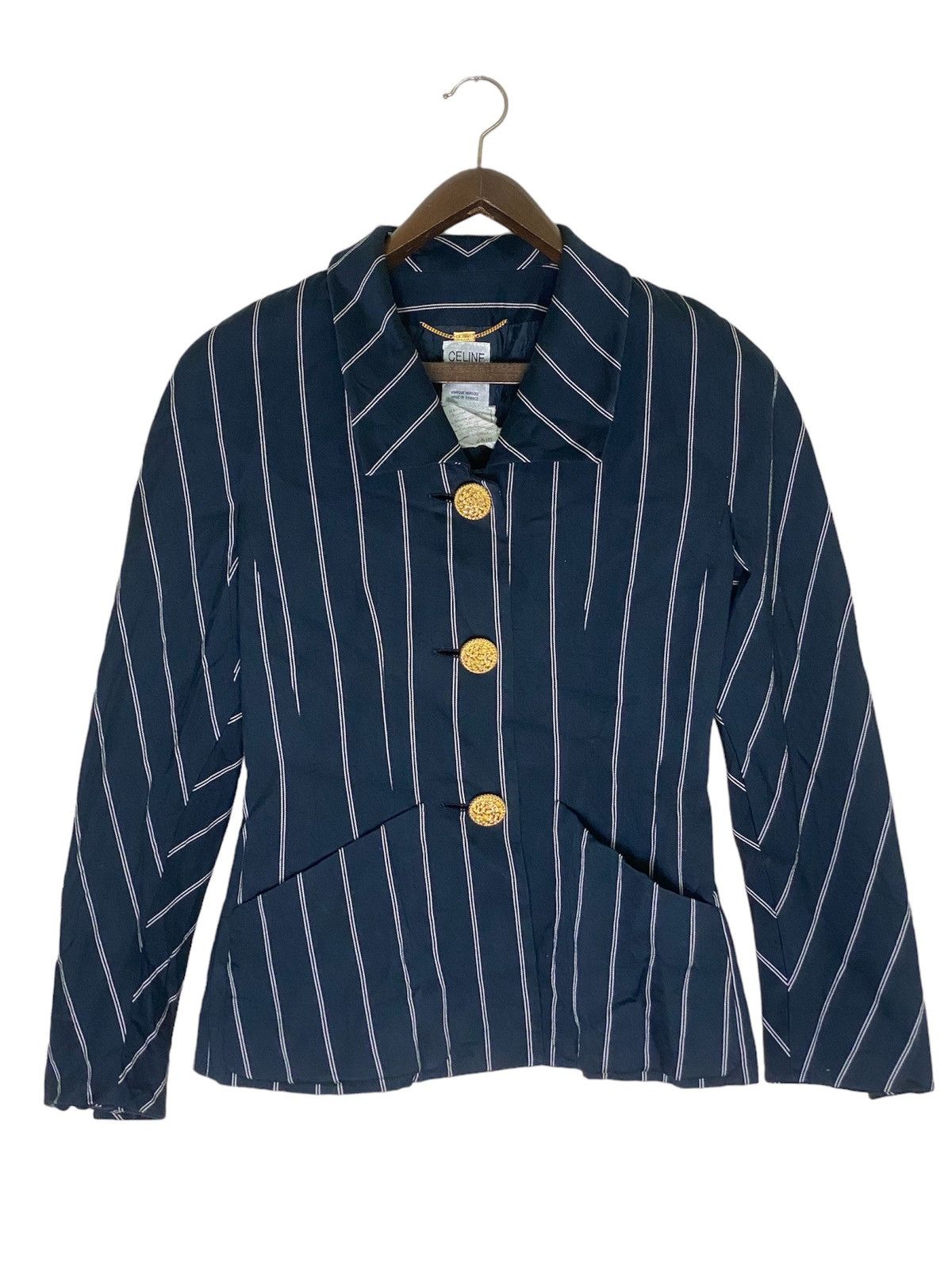 Celine CELINE TWEED JACKET MADE IN FRANCE Size S / US 4 / IT 40 - 1 Thumbnail