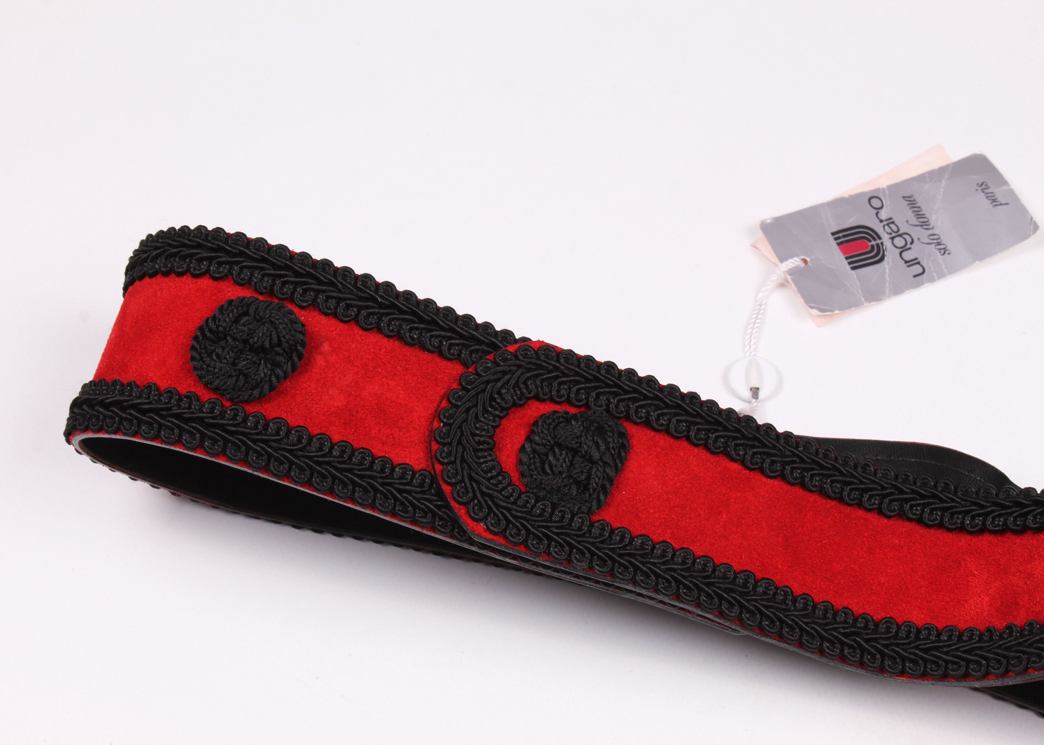 Emanuel Ungaro × Vintage Vintage Emanuel Ungaro 90's Leather Waist Belt Size ONE SIZE - 2 Thumbnail